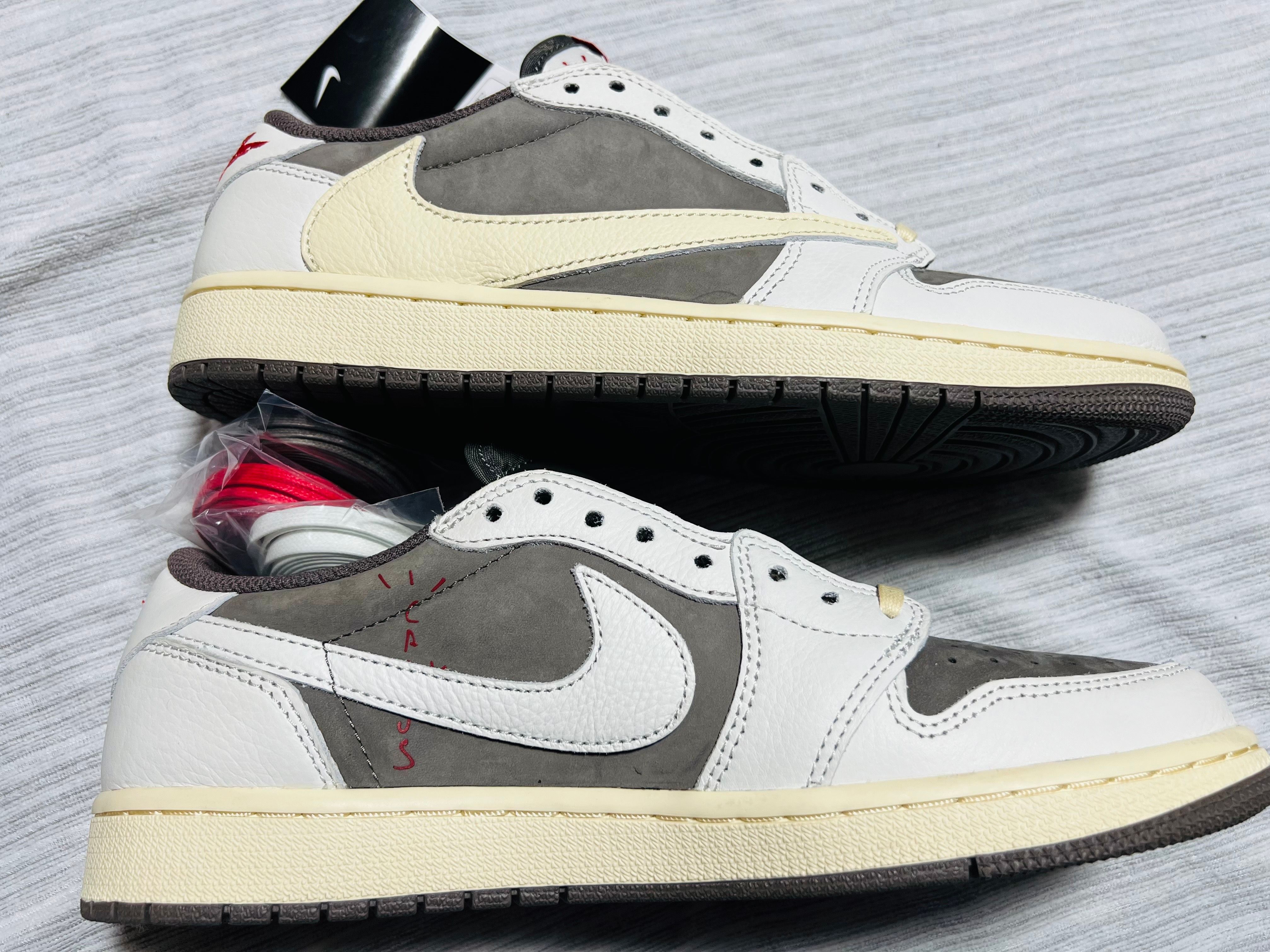 Travis Scott × Nike Air Jordan 1 Low OG SP "Reverse Mocha/Sail and Ridgerock"