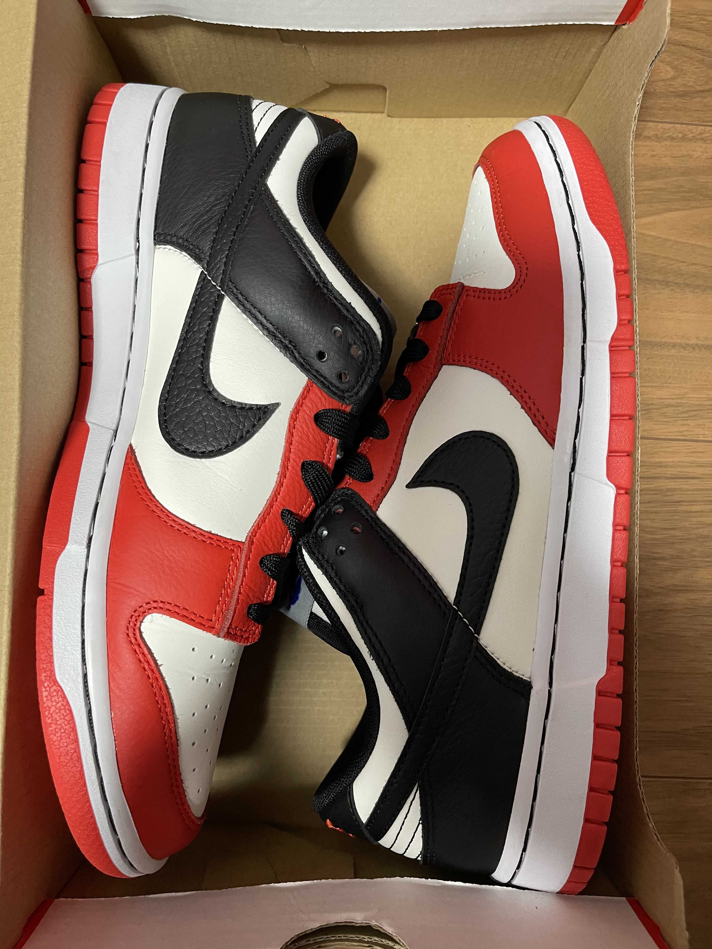 NBA × Nike Dunk Low EMB 75th Anniversary "Chicago Bulls"