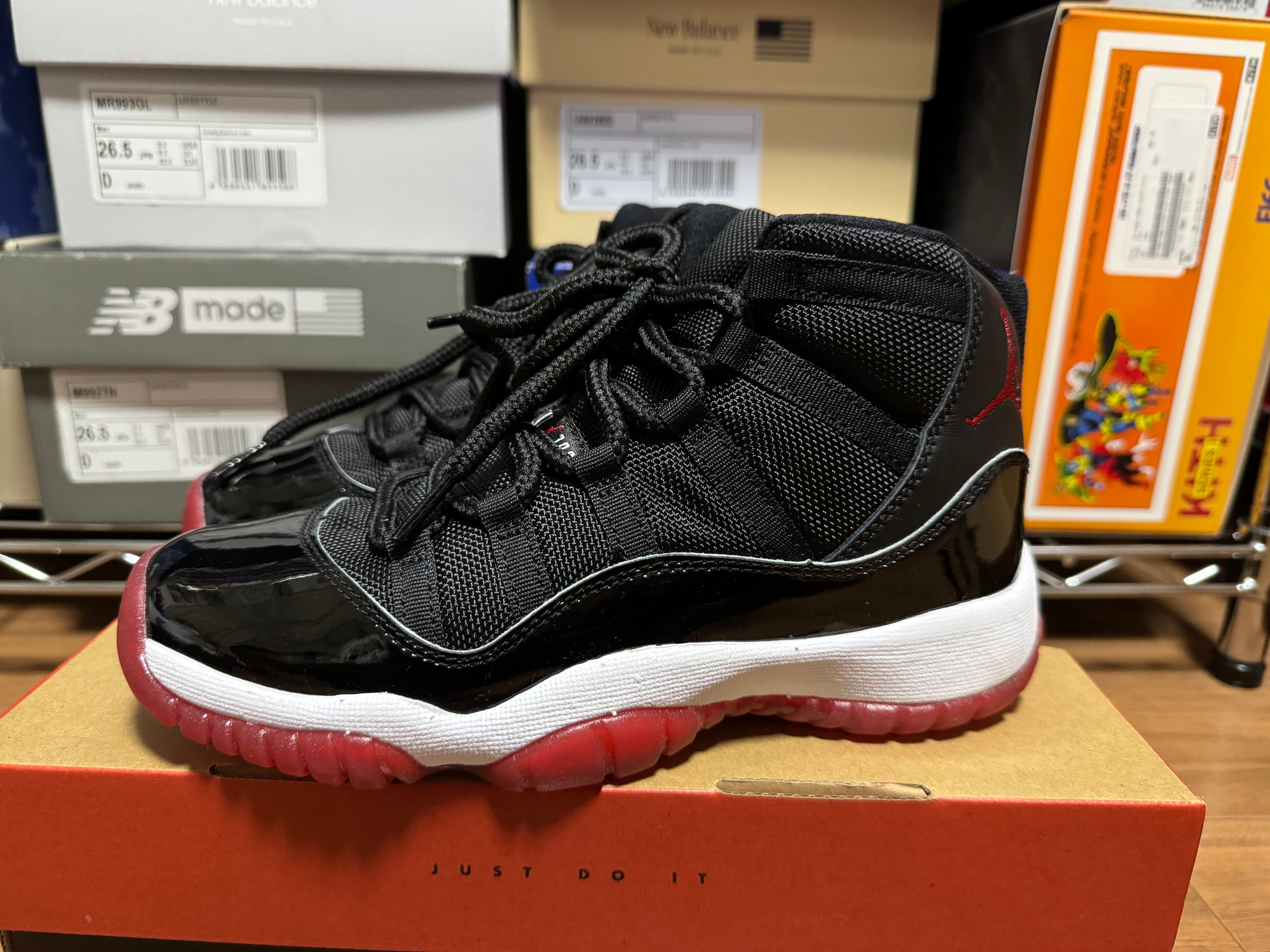 NIKE AIR JORDAN 11 RETRO GS "BRED"