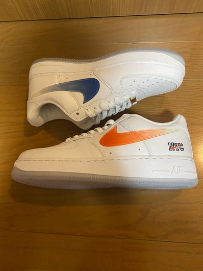 KITH × Nike Air Force 1 Low "White/Rush Blue/White/Brilliant Orange"