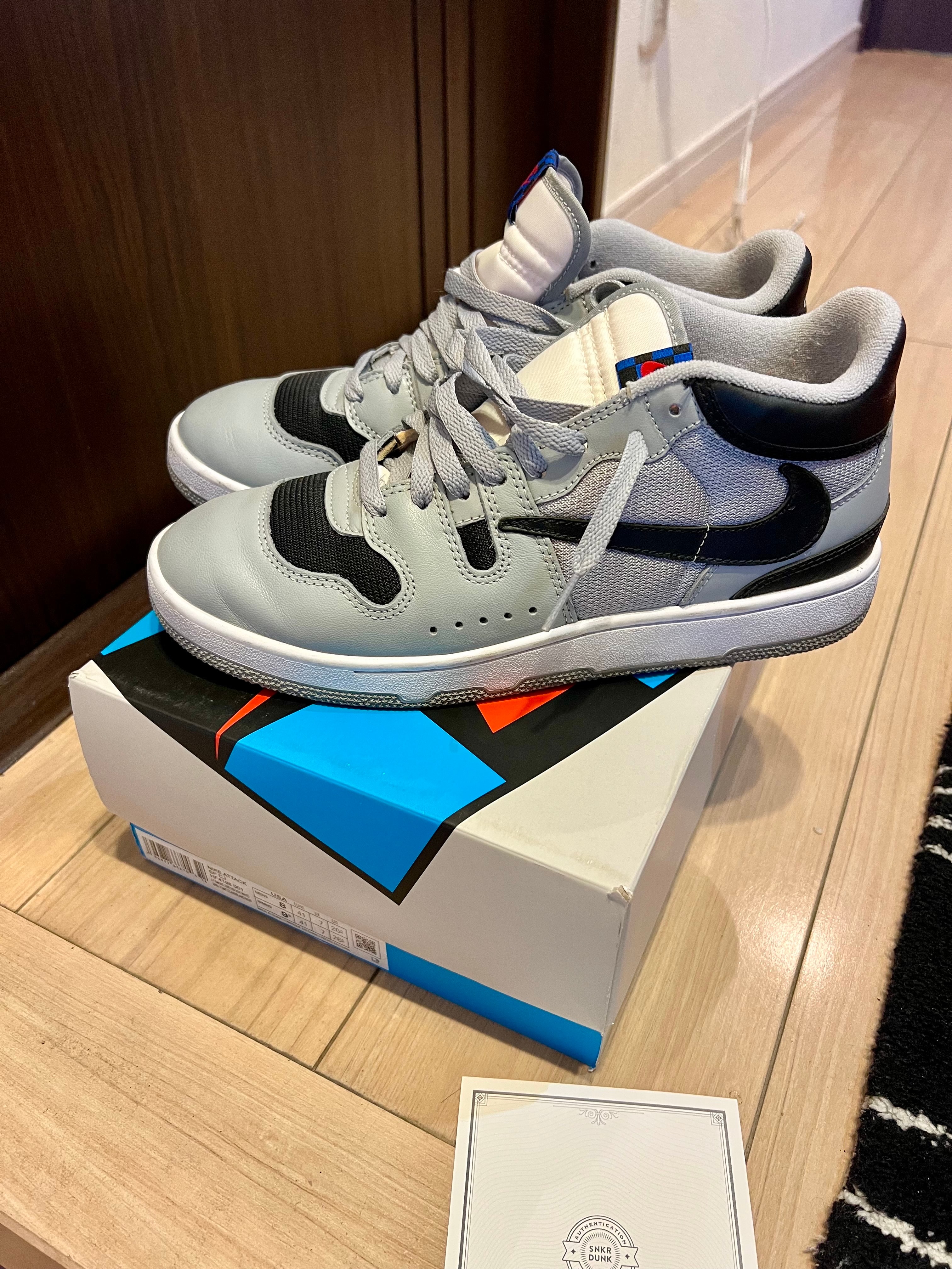 Travis Scott Cactus Jack × Nike Attack (Mac Attack) "Light Smoke Grey"