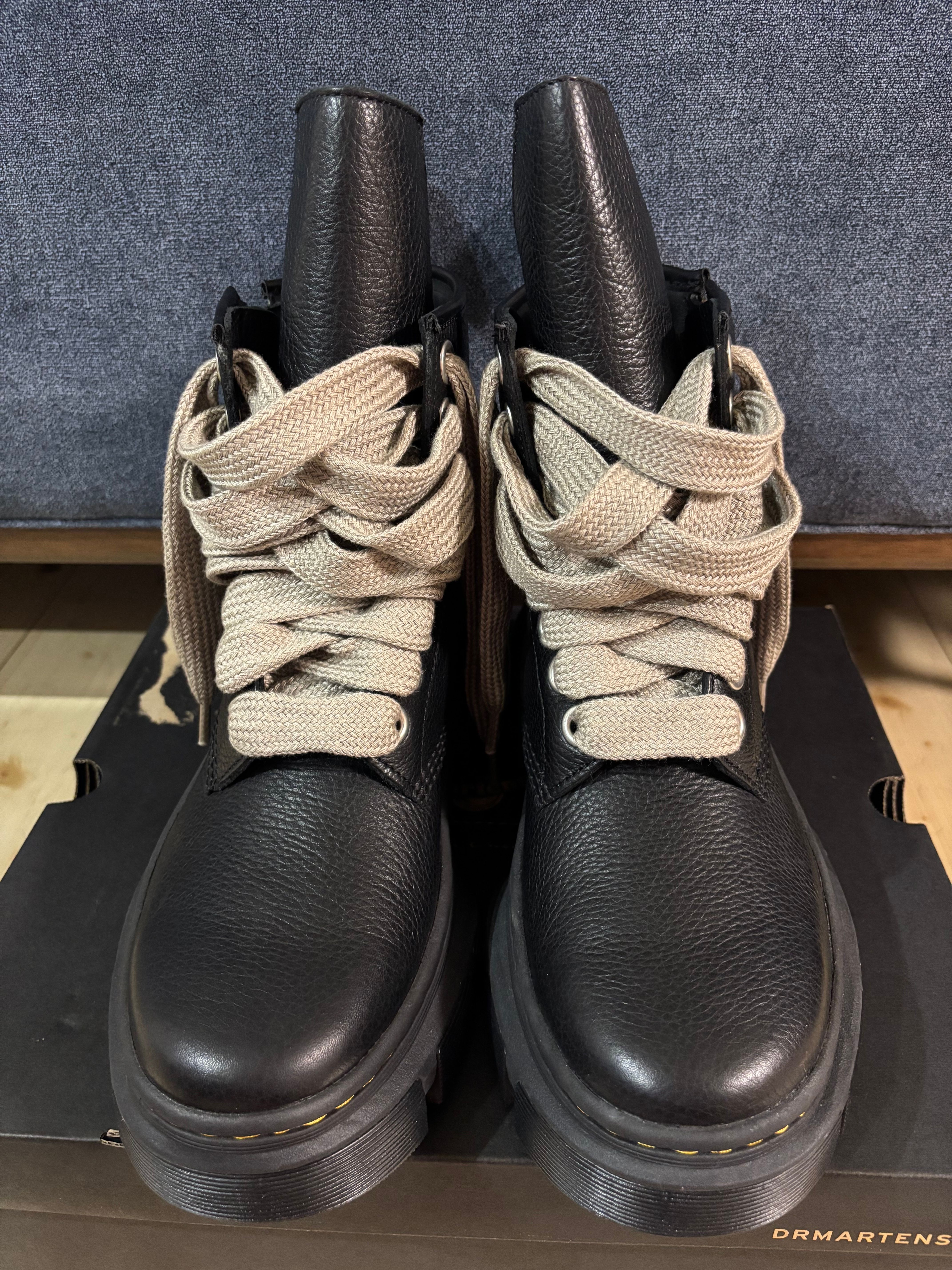 Rick Owens × Dr.Martens 1460 DMXL Jumbo Lace Boot "Black"