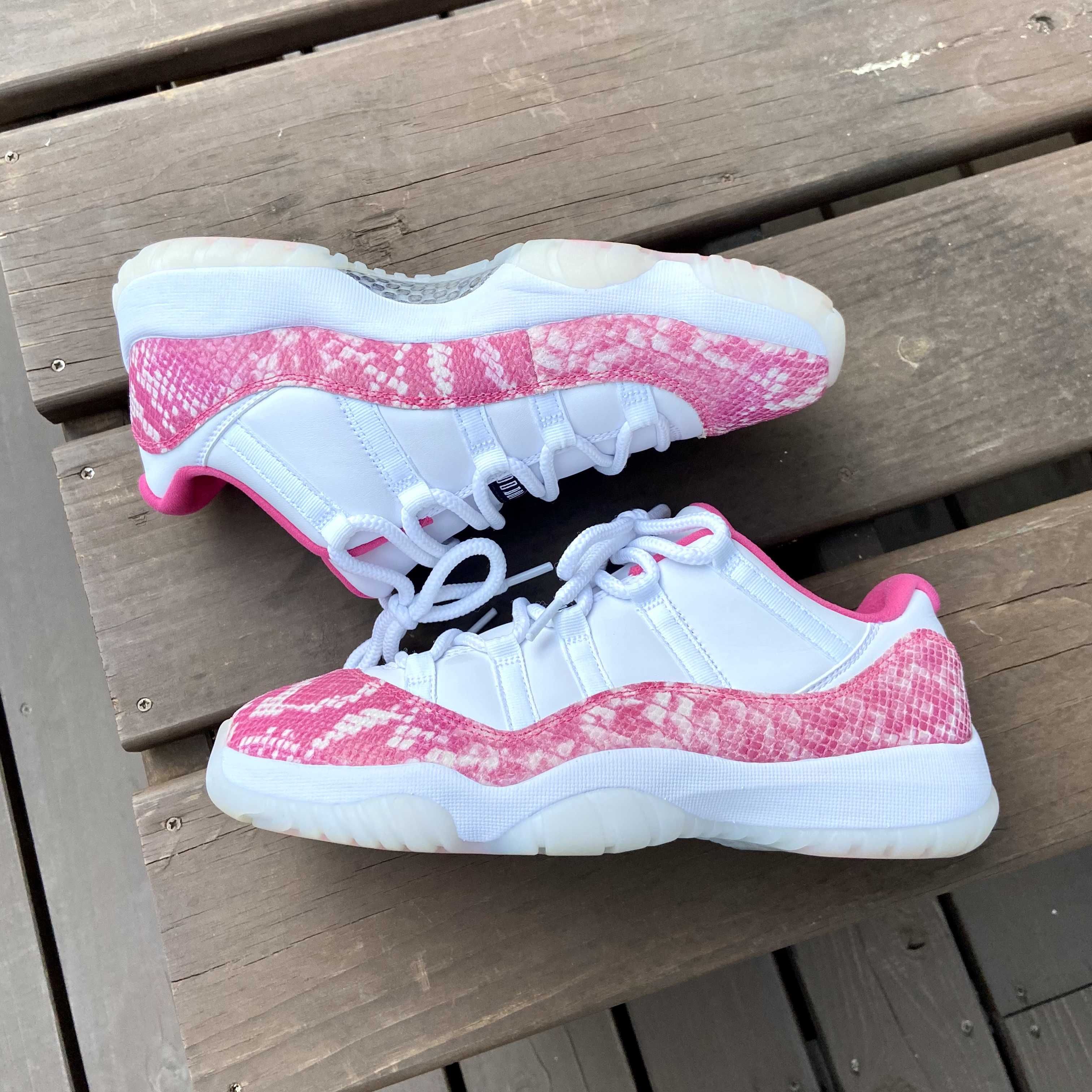 Nike Women's Air Jordan 11 Low "Snakeskin Pink"