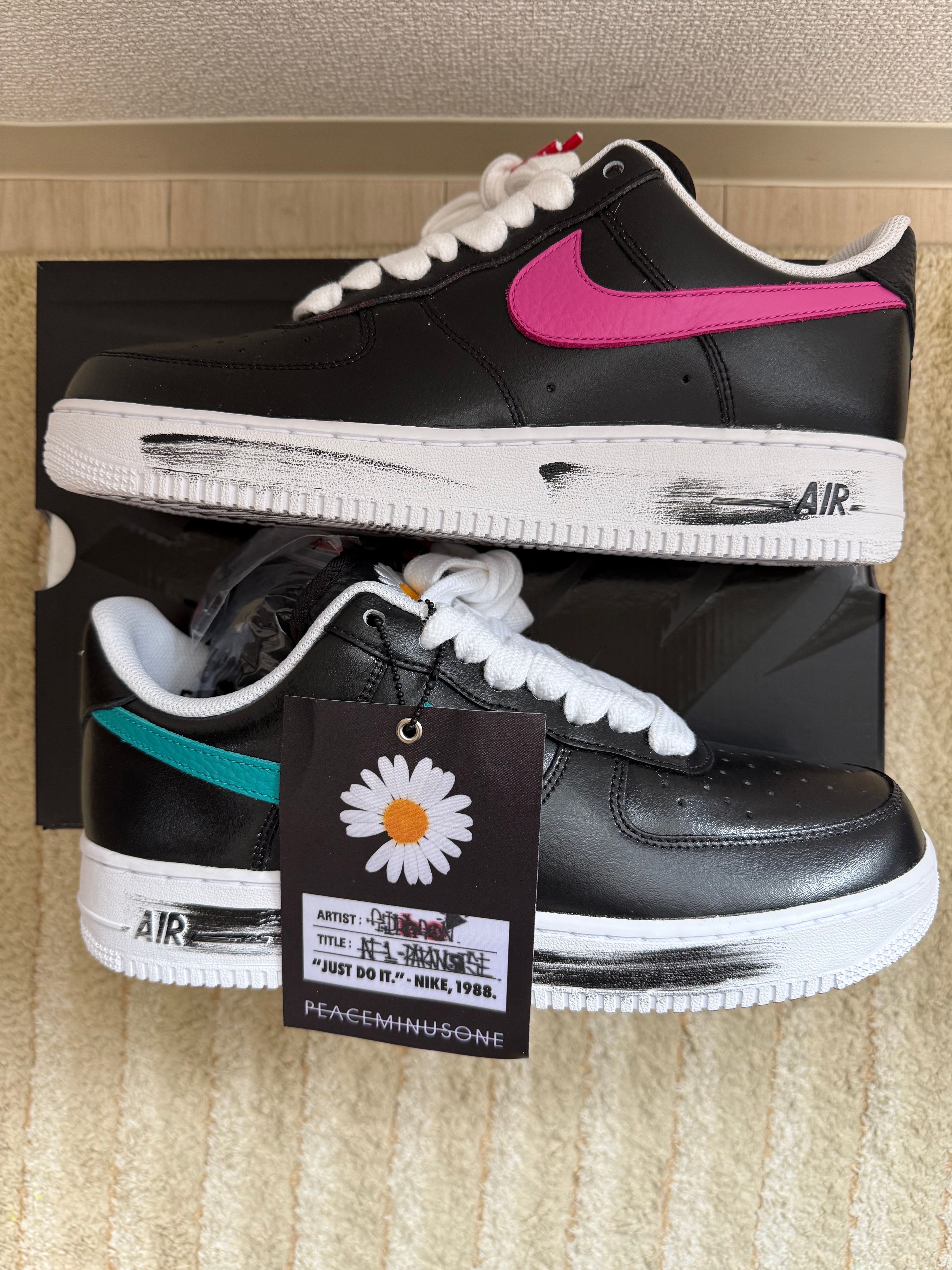 PEACEMINUSONE × Nike Air Force 1 Low '07 Para-Noise 3.0 "Black and Multi-Color" / G-DRAGON