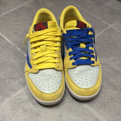 Travis Scott × Nike Women's Air Jordan 1 Retro Low OG "Canary"