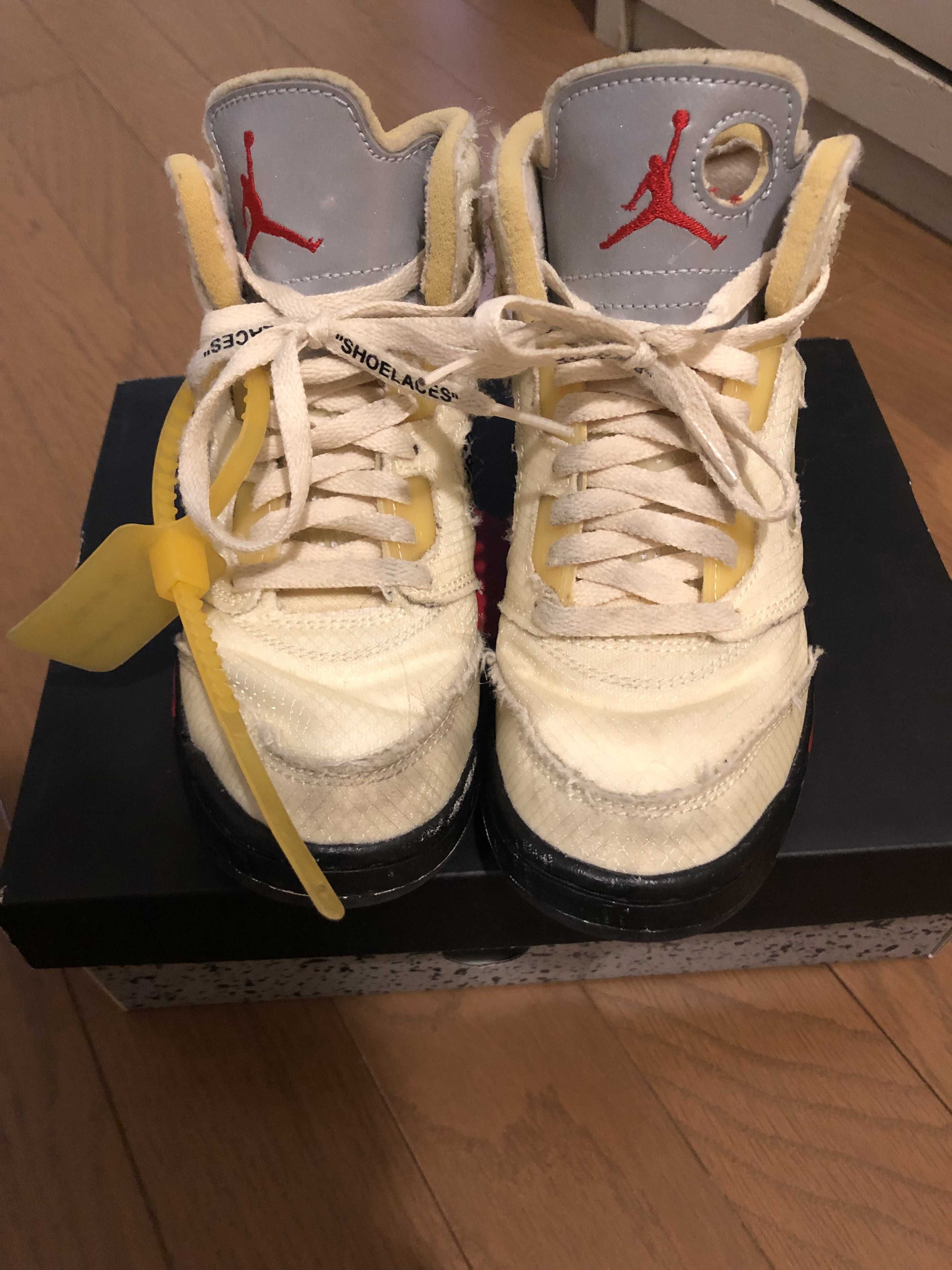 Off-White × Nike PS Air Jordan5 "Sail"