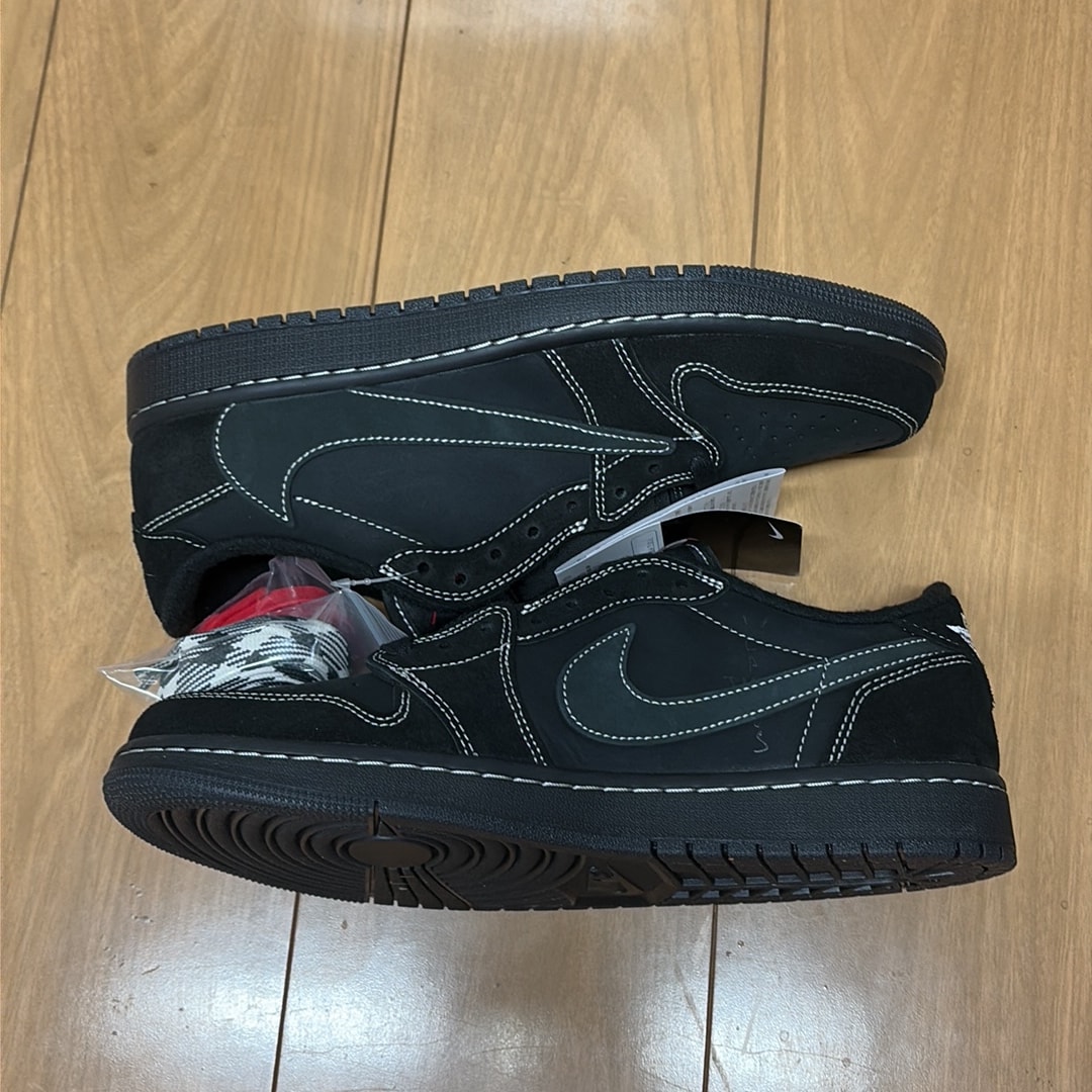 Travis Scott × Nike Air Jordan 1 Low OG SP "Black Phantom"