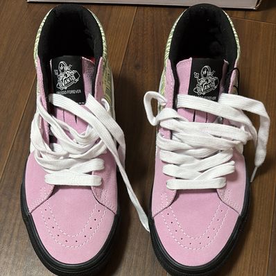 Supreme × Vans Dollar Skate Grosso Mid "Pink"