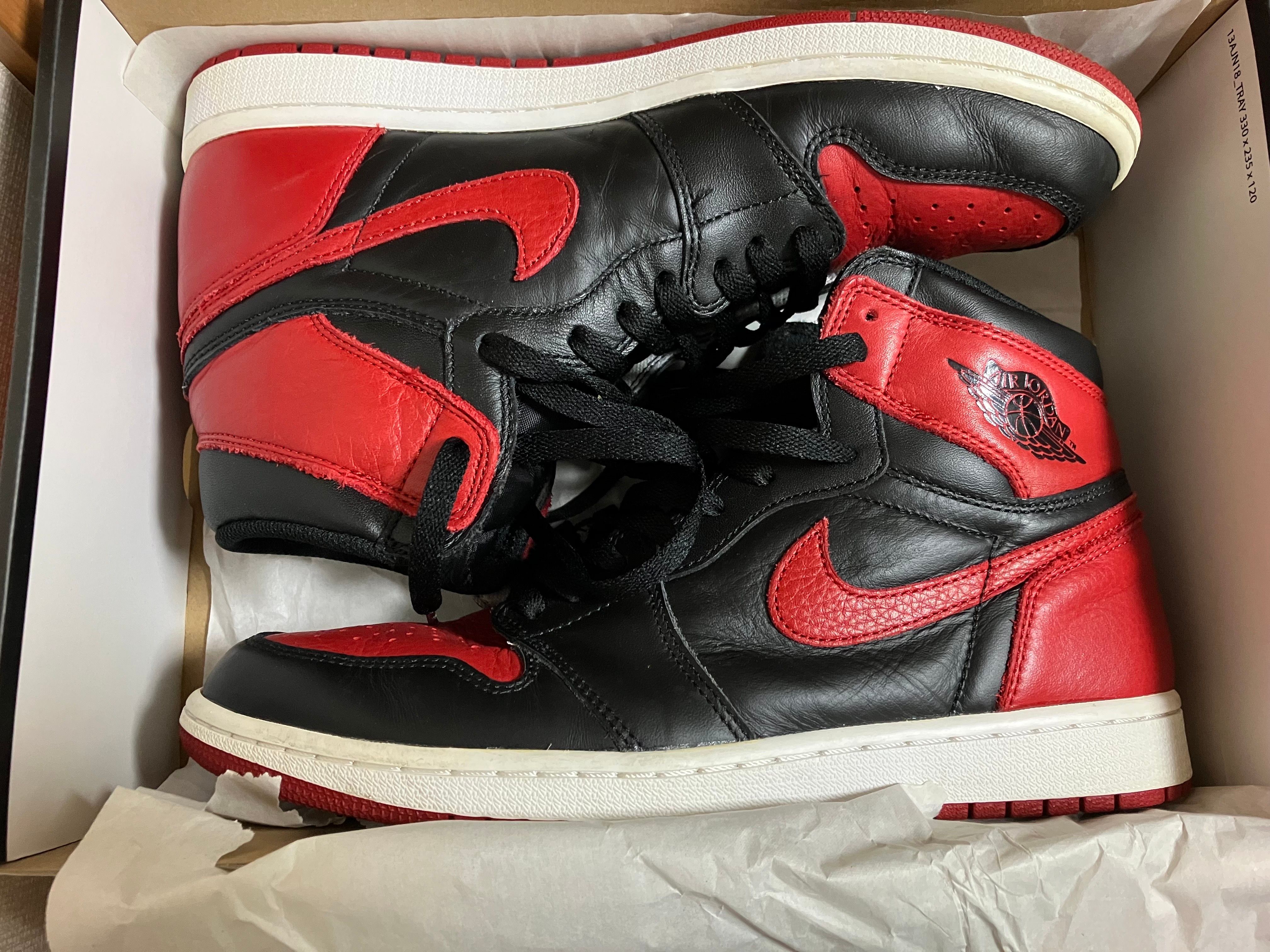 Nike Air Jordan 1 Retro High OG "Bred/Banned" (2016)