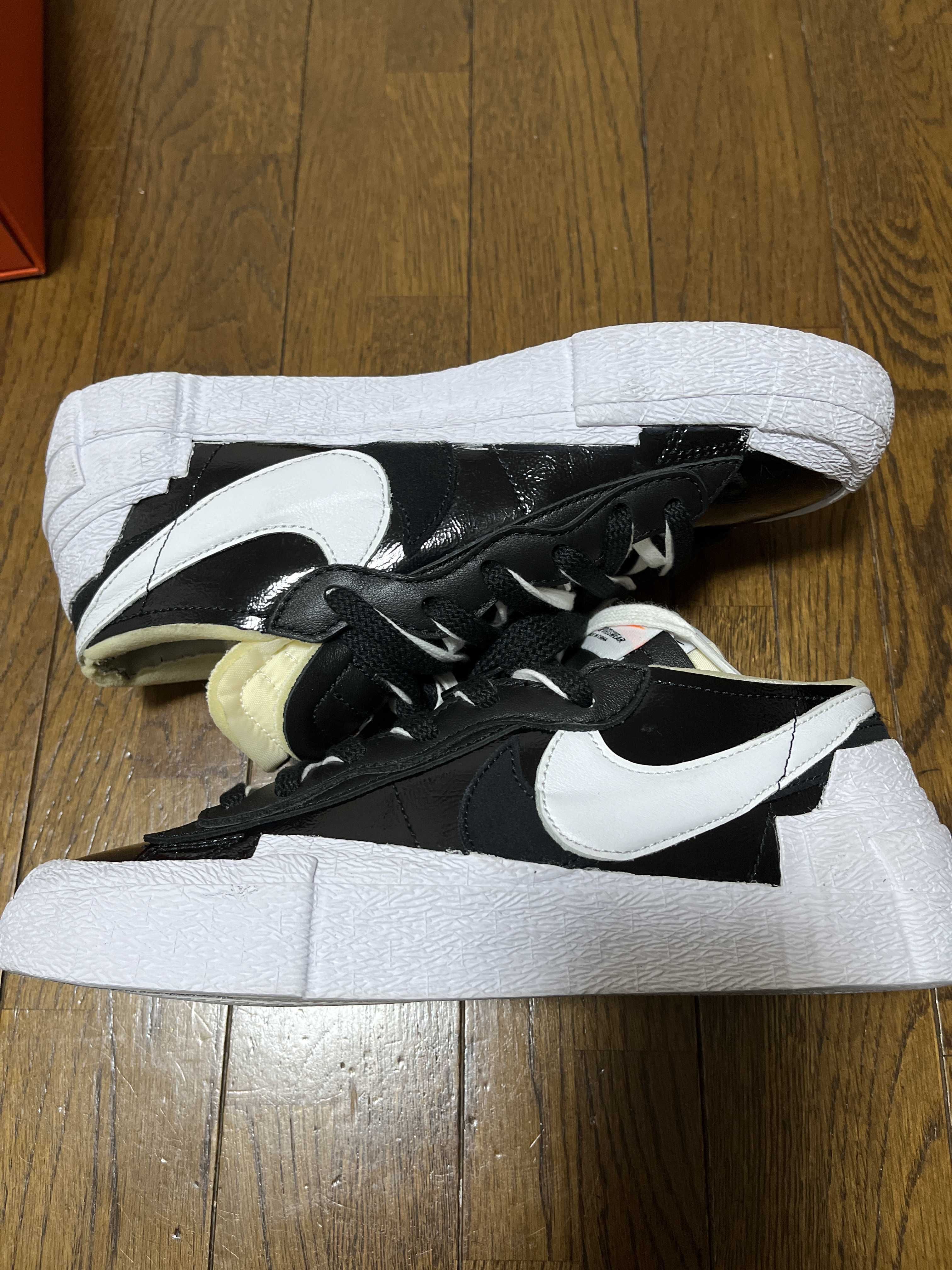 sacai × Nike Blazer Low "Black Patent Leather"