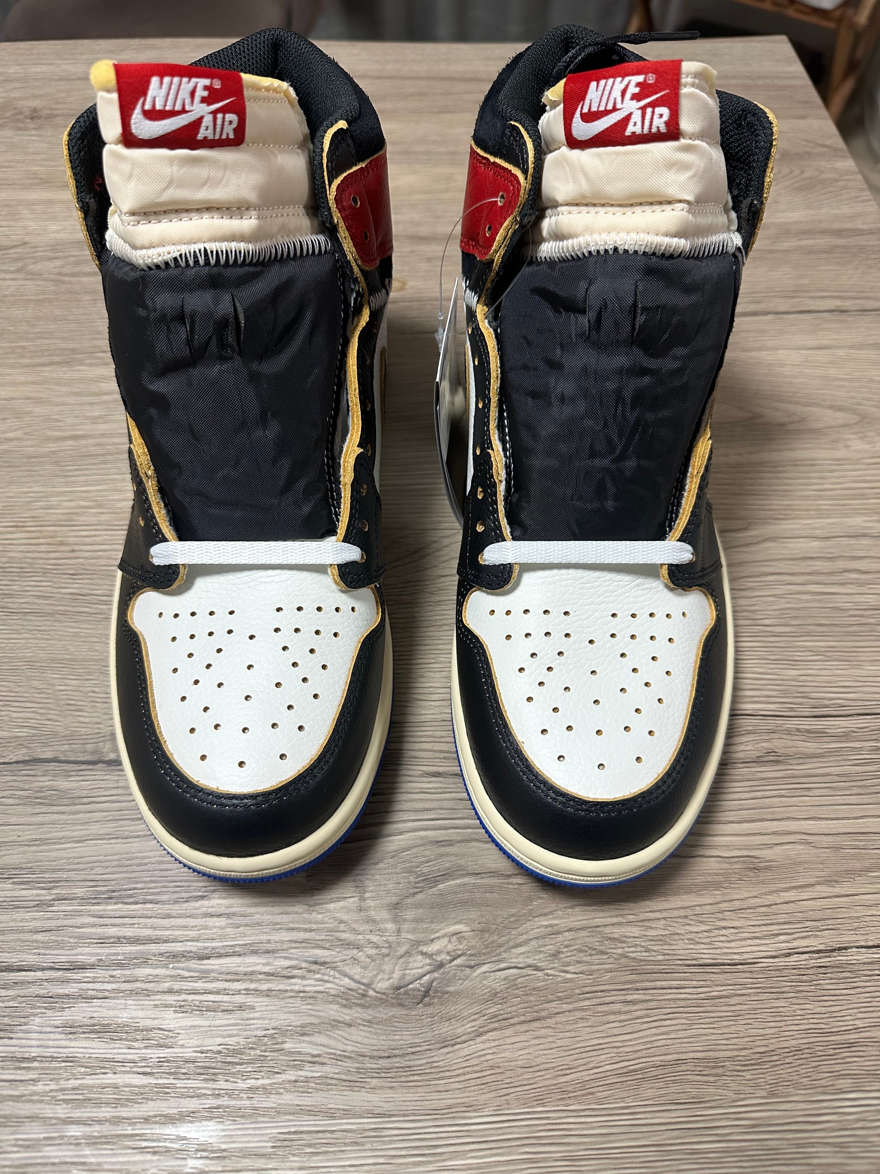 fragment design × UNION × Nike Air Jordan 1 High OG "Black/Varsity Red"