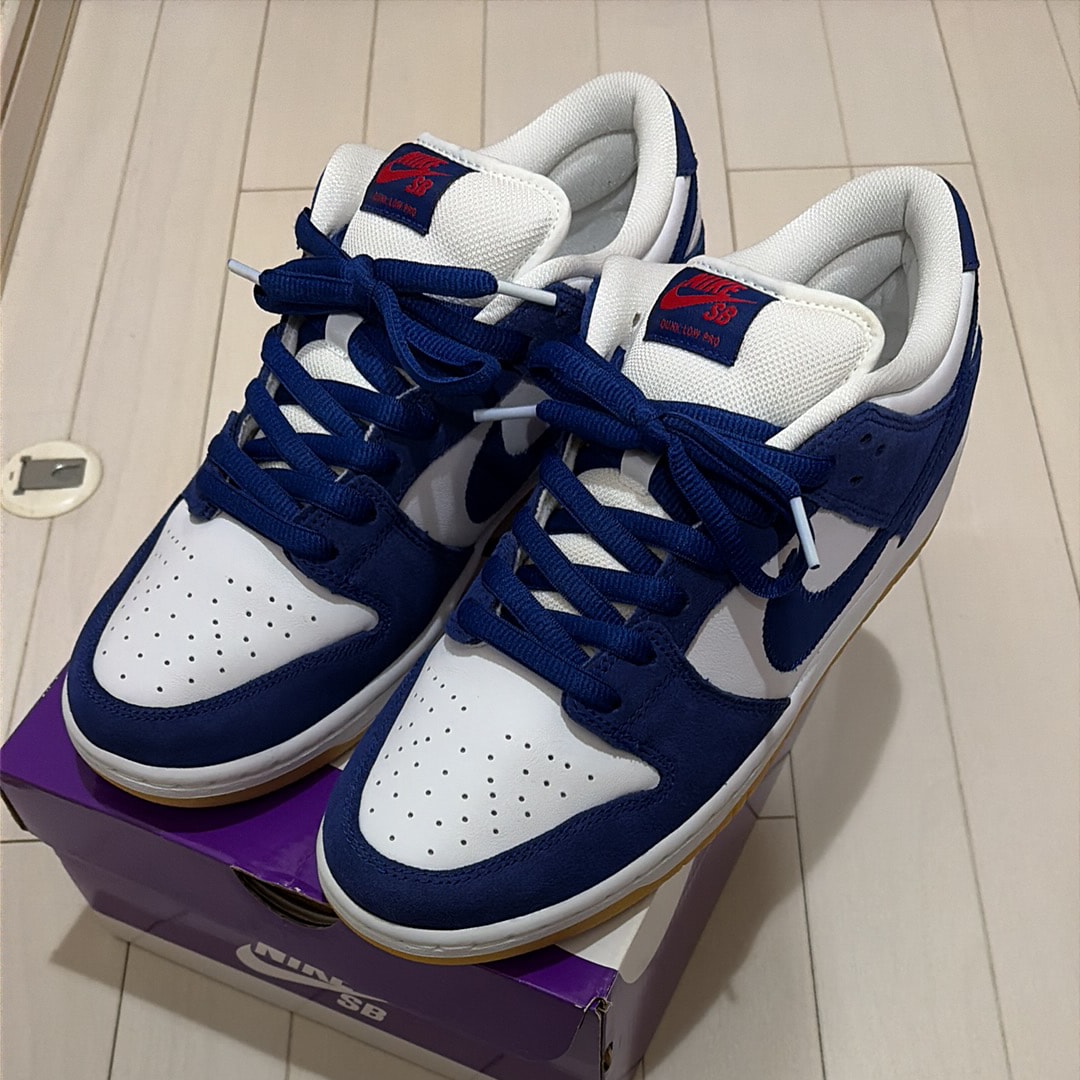 Nike SB Dunk Low "Los Angeles Dodgers/Deep Royal Blue"