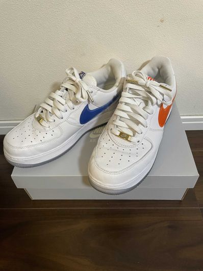 KITH × Nike Air Force 1 Low "White/Rush Blue/White/Brilliant Orange"