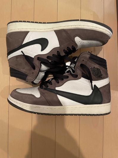 Travis Scott × Nike Air Jordan 1 Retro High OG TS SP "Sail/Dark Mocha"