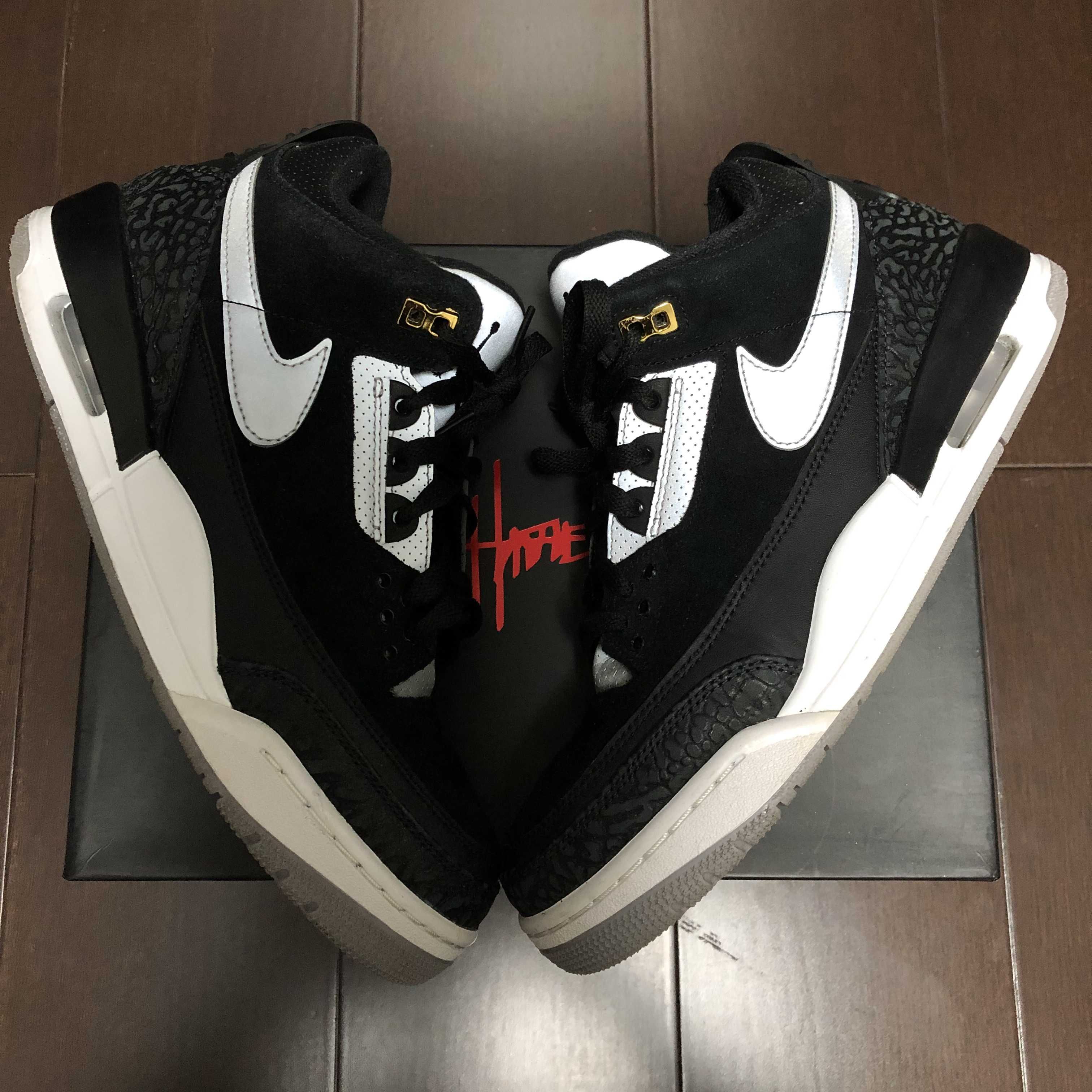 Nike Air Jordan 3 Retro Tinker "Black/Cement Grey"