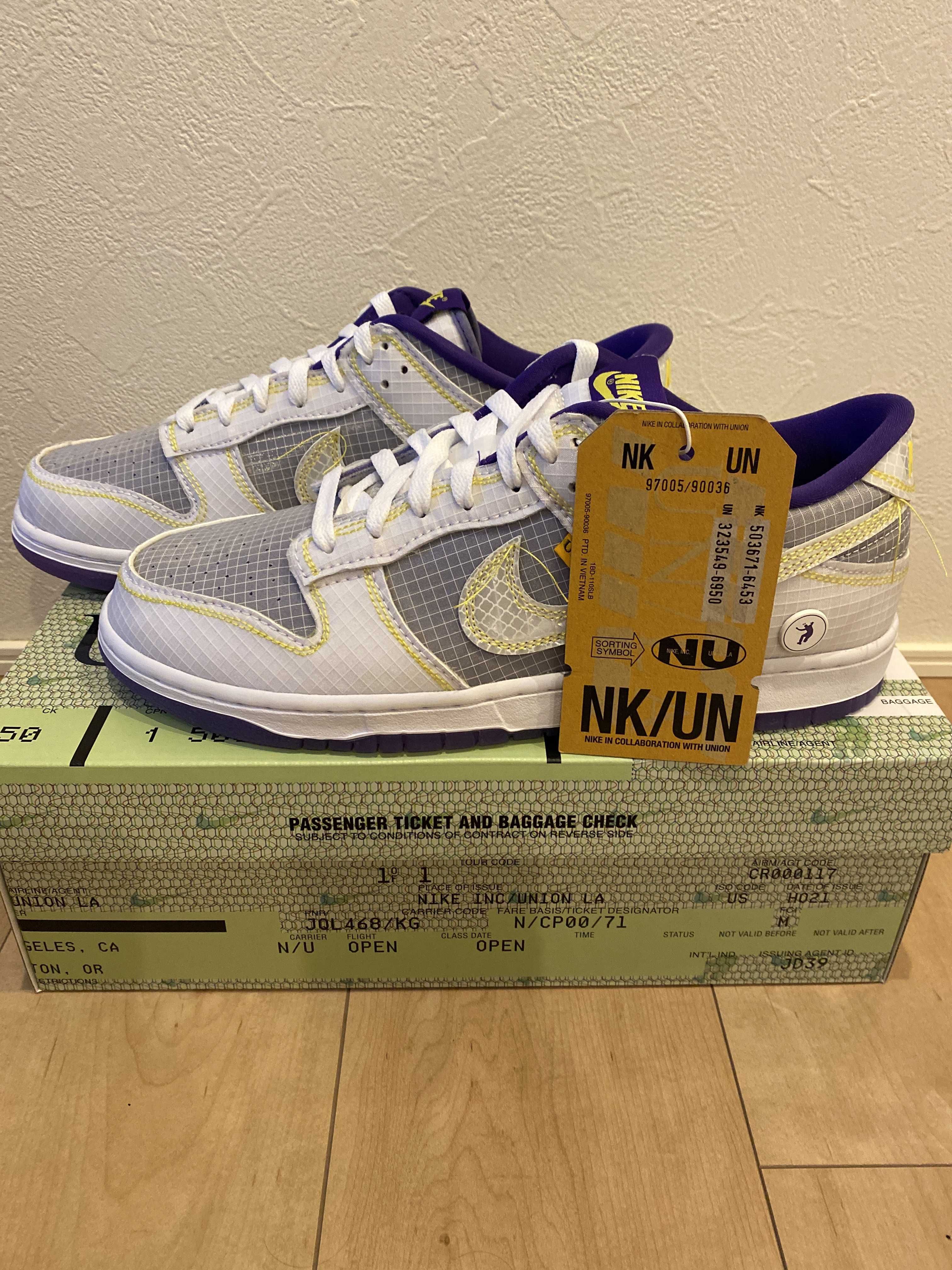 UNION × Nike Dunk Low "Court Purple"