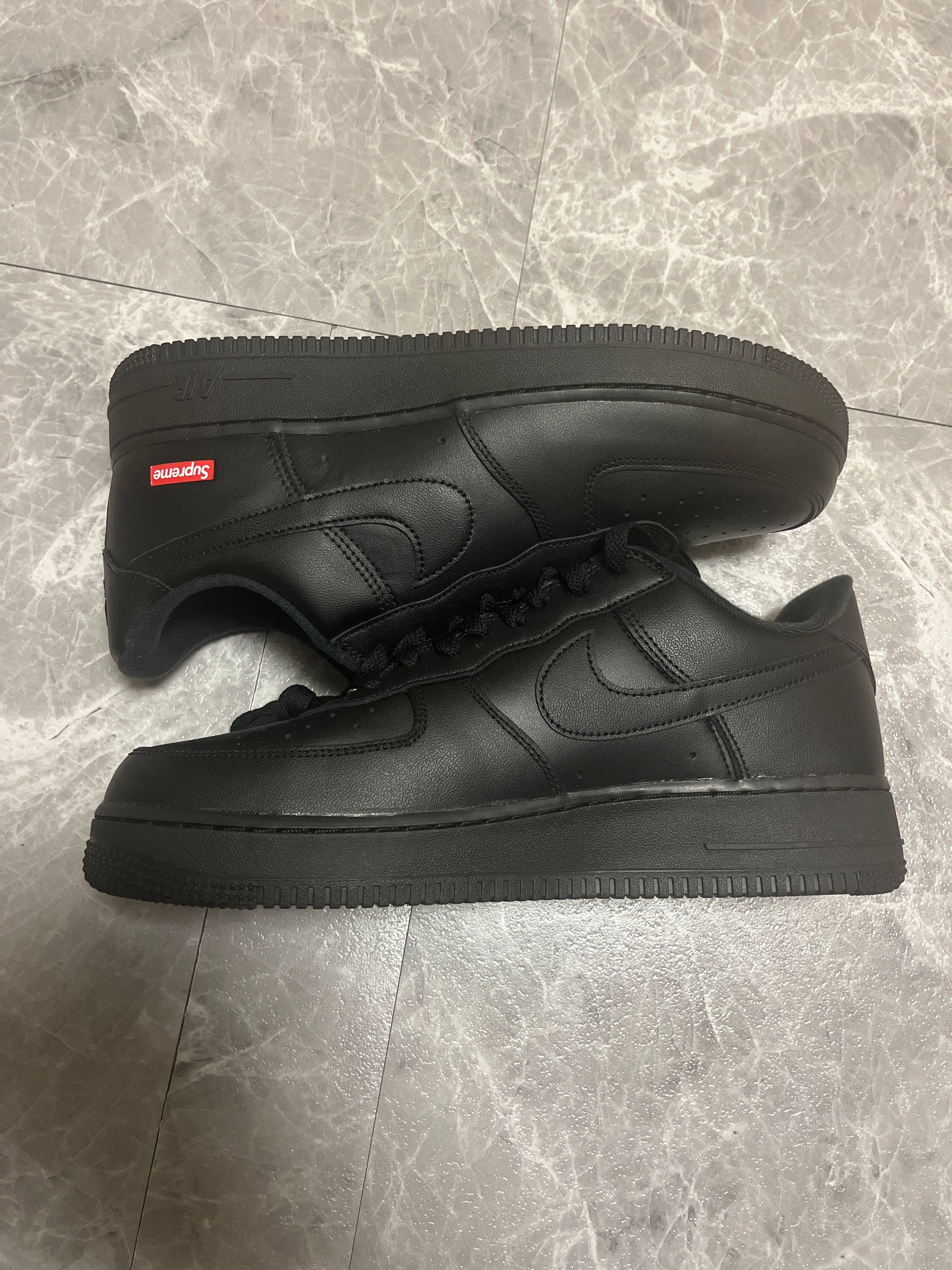 Supreme × Nike Air Force 1 Low "Black"
