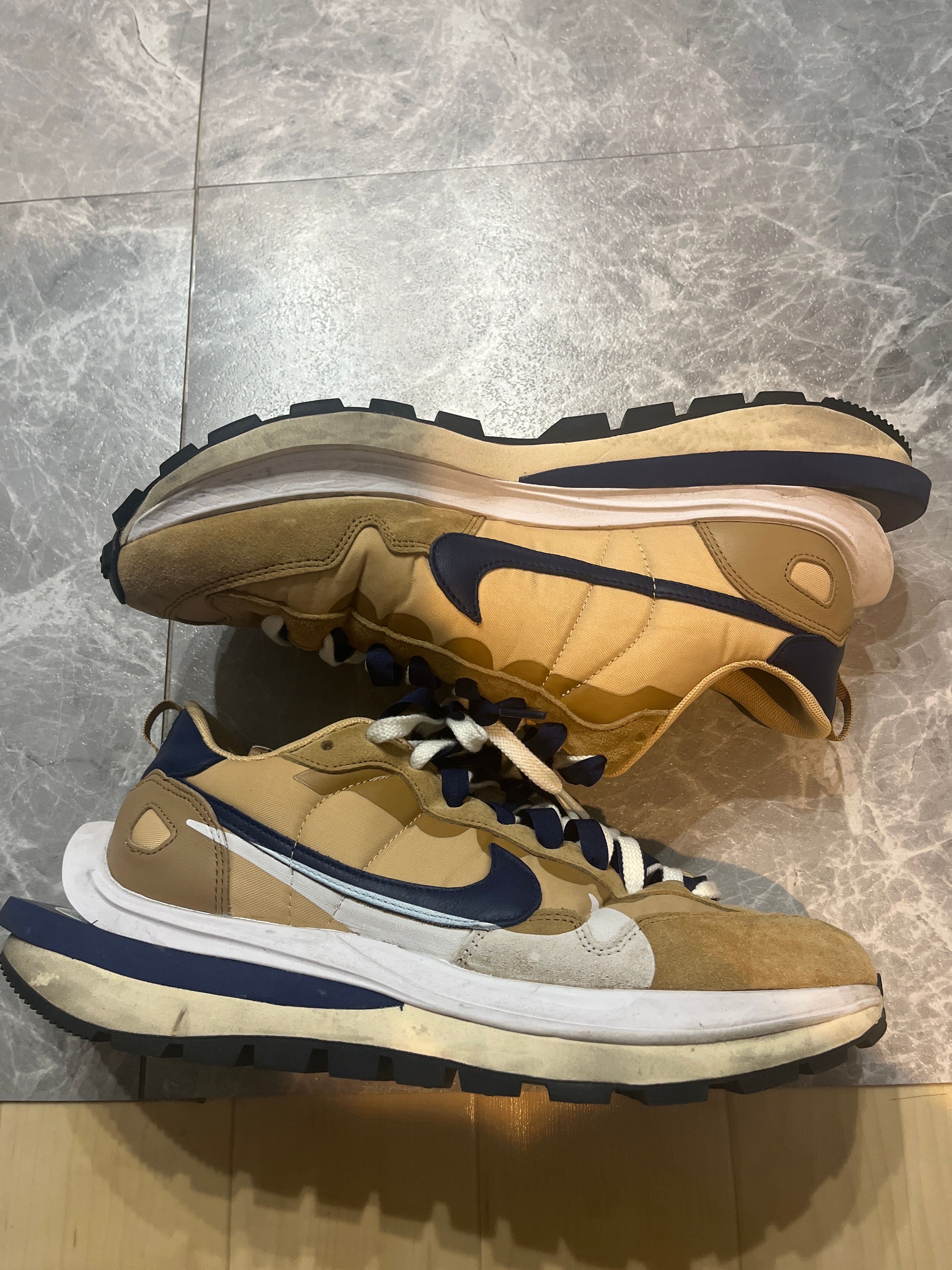 Sacai × Nike Vapor Waffle "Sesame And Blue Void"