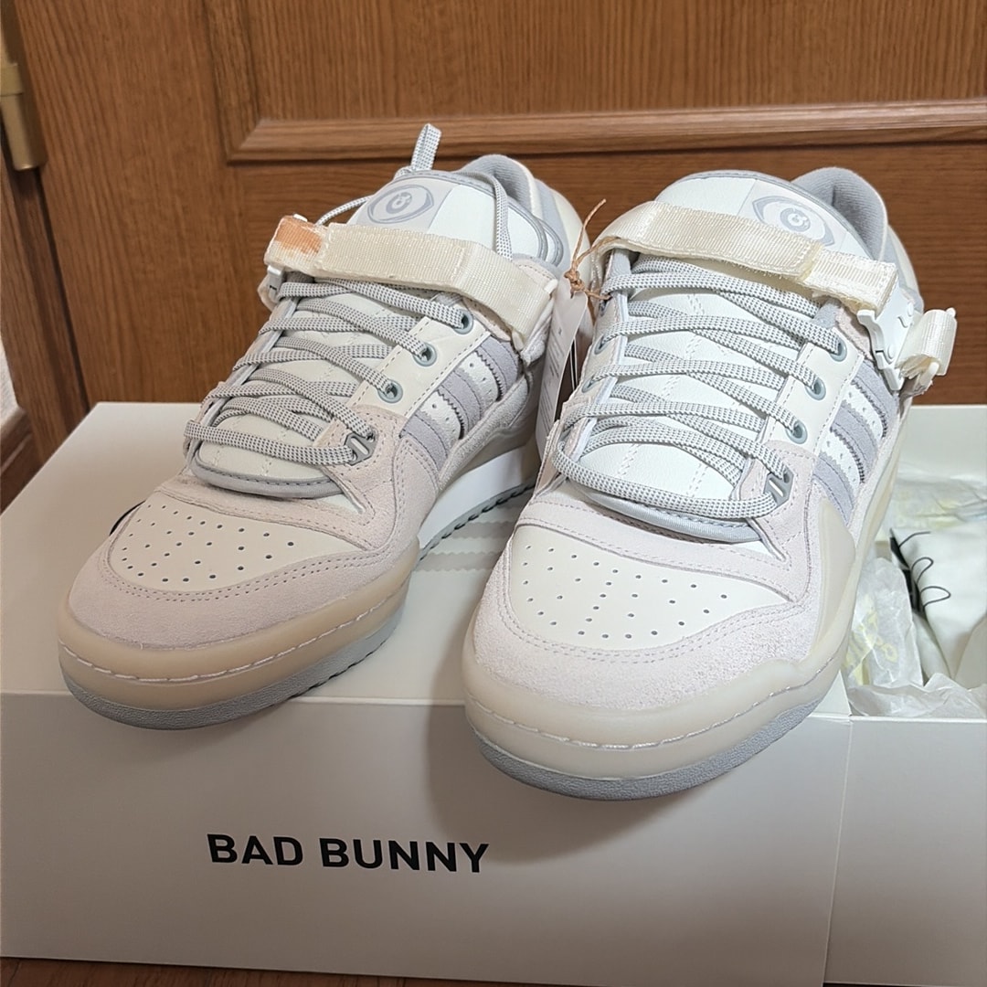 Bad Bunny × adidas Forum Low "White Bunny"