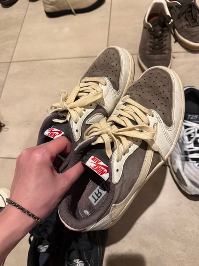 Travis Scott × Nike Air Jordan 1 Low OG SP "Reverse Mocha/Sail and Ridgerock"