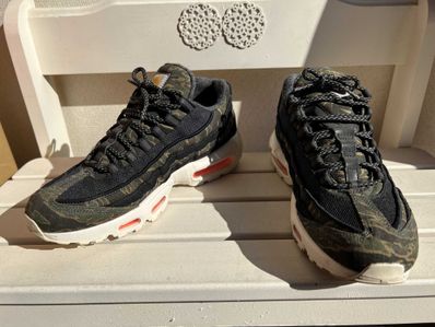 Carharte WIP × Nike Air Max 95 "Black/Sail/Total Orange"