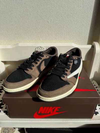 Travis Scott × Nike Air Jordan 1 Low OG SP-T "Black/Dark Mocha"