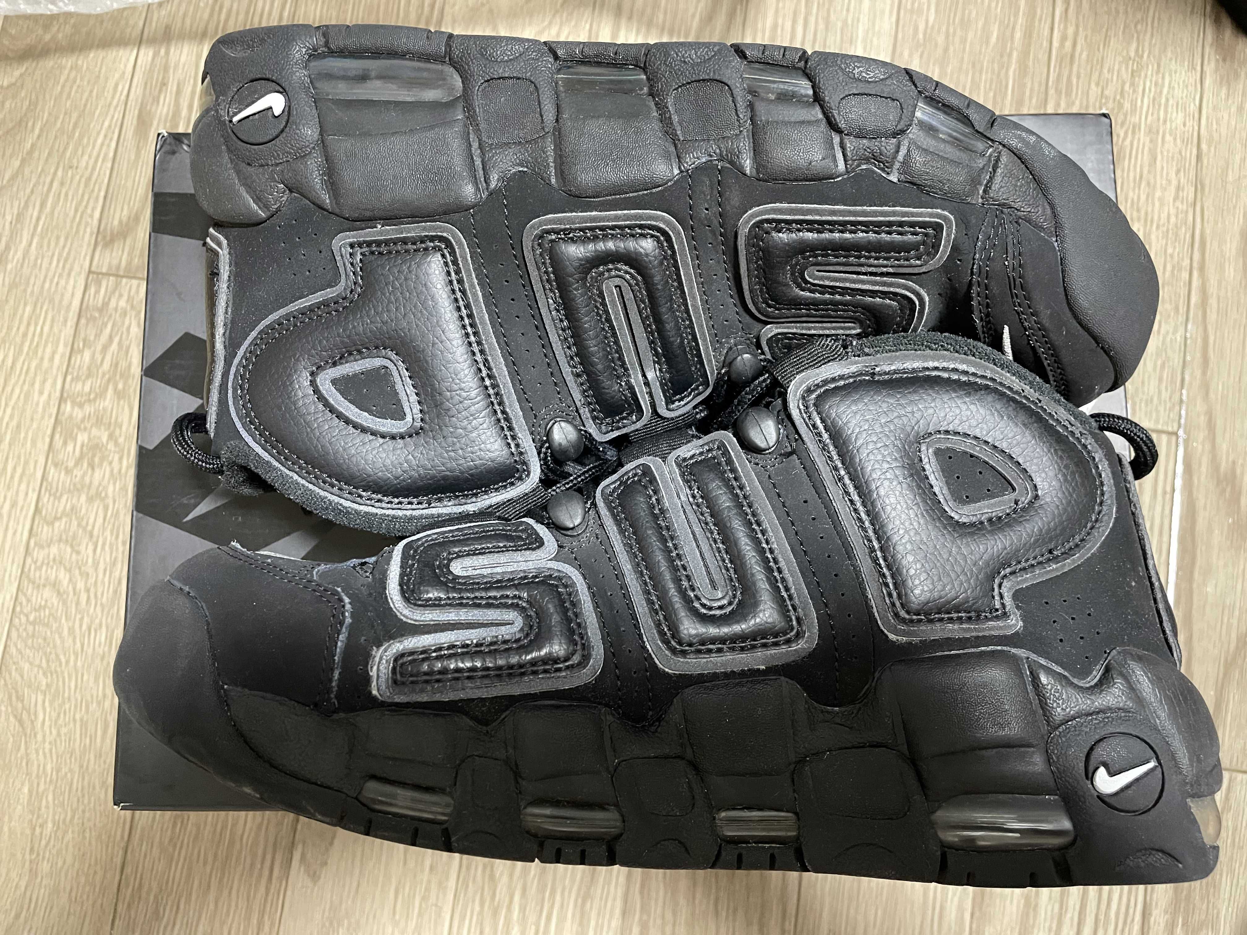 Supreme × Nike Air More Uptempo "Black"