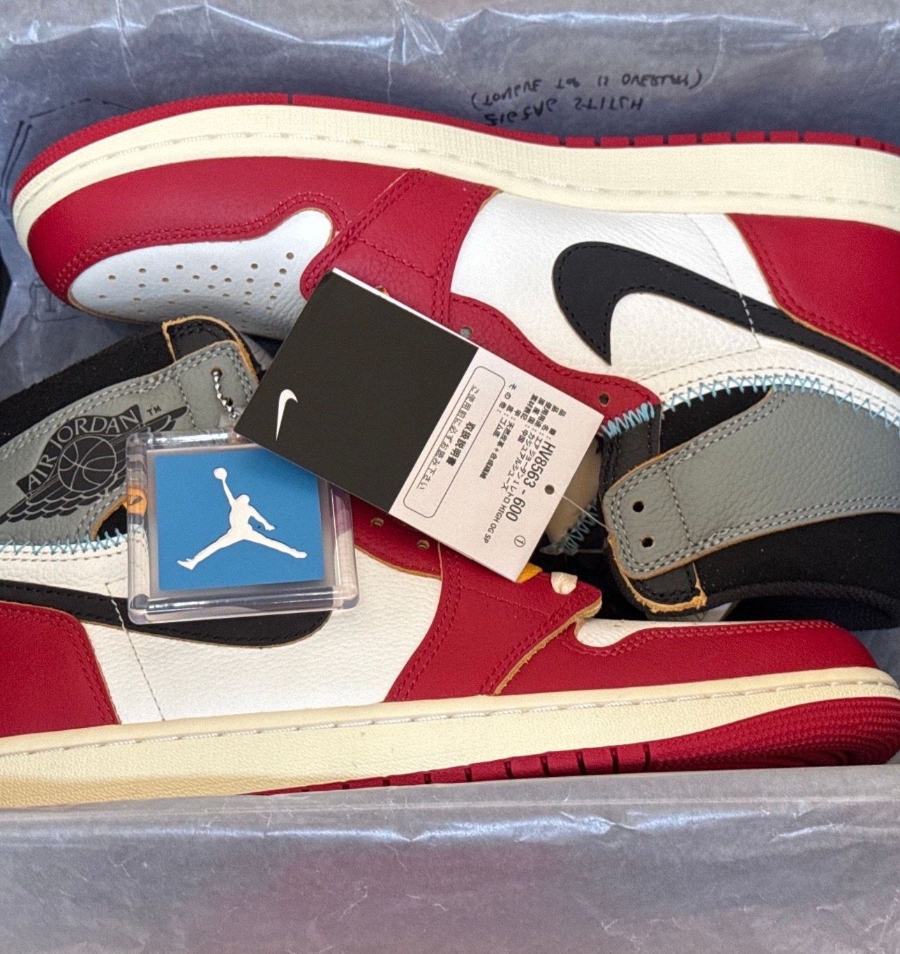 UNION × Nike Air Jordan 1 Retro High OG "Chicago/Shadow"