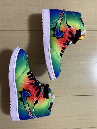 J Balvin × Nike Air Jordan 1 High OG "Rainbow"