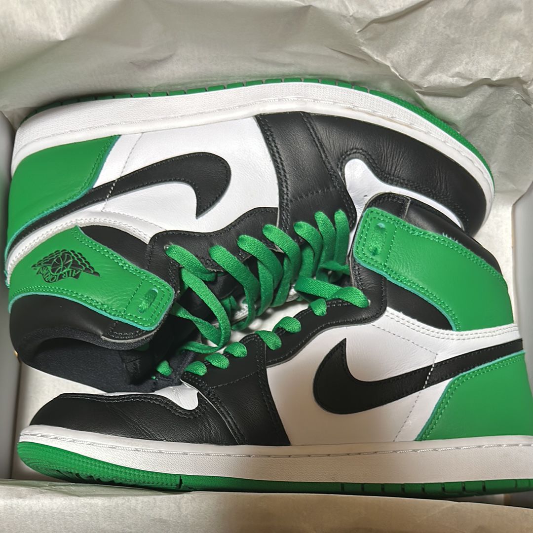 Nike Air Jordan 1 Retro High OG "Celtics/Black and Lucky Green" (2023)