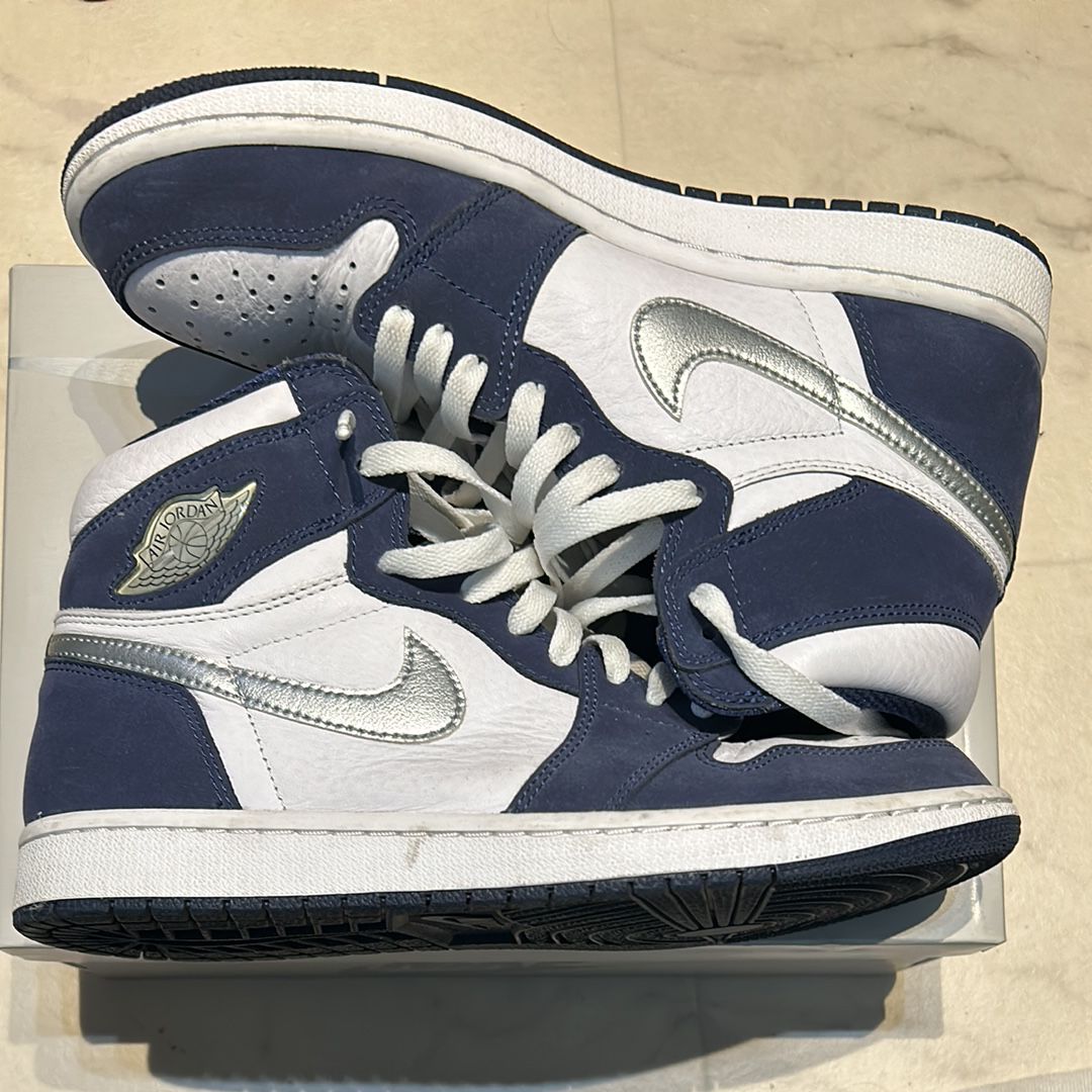 Nike Air Jordan 1 High OG CO.JP "White/Midnight Navy" (2020)(ブリーフケースなし)