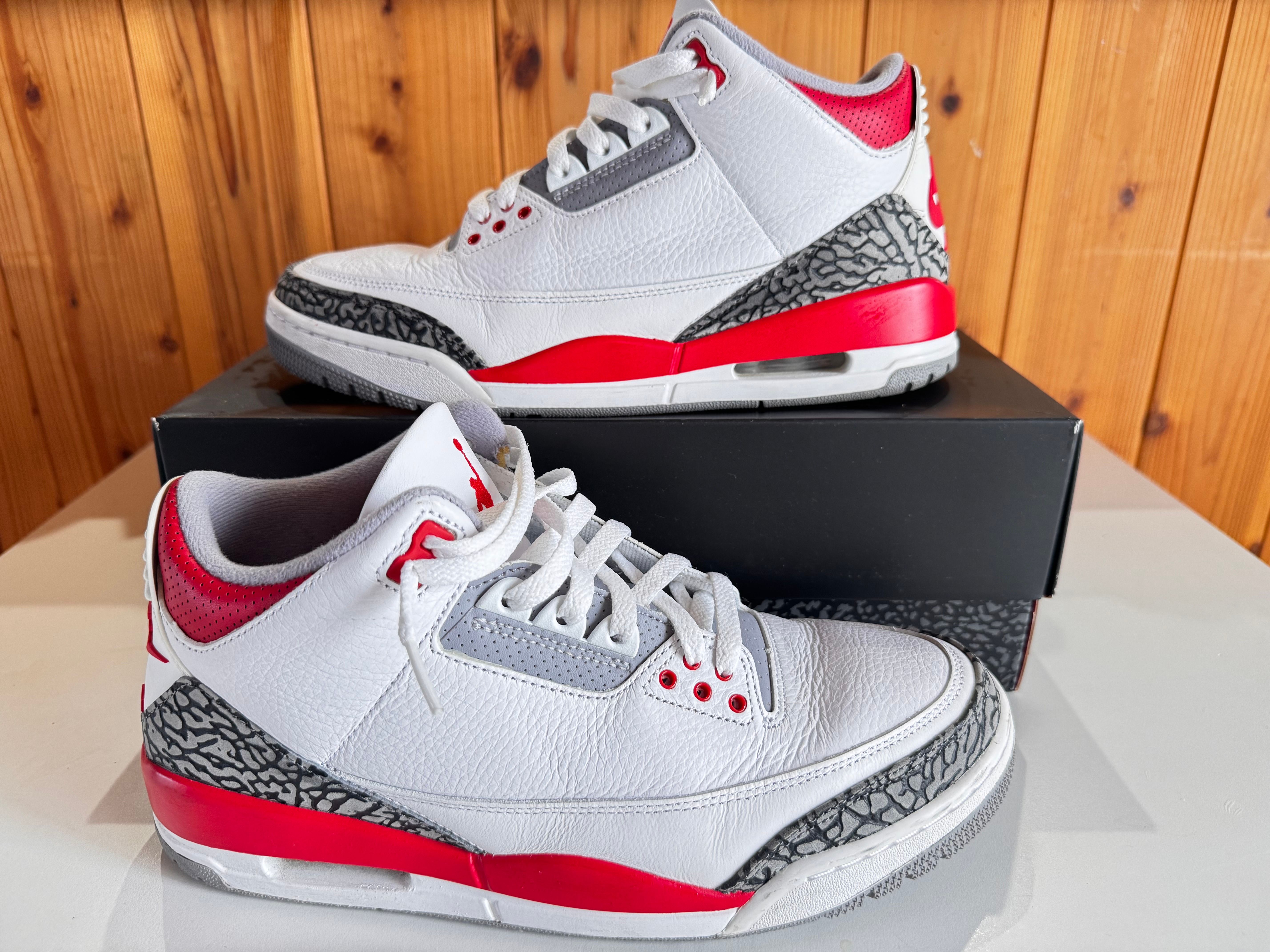 中古 Air Jordan 3 Retro OG Fire Red 27.5㎝ Jordan 3 Retro Fire Red (2022) Men's - DN3707-160 - US
