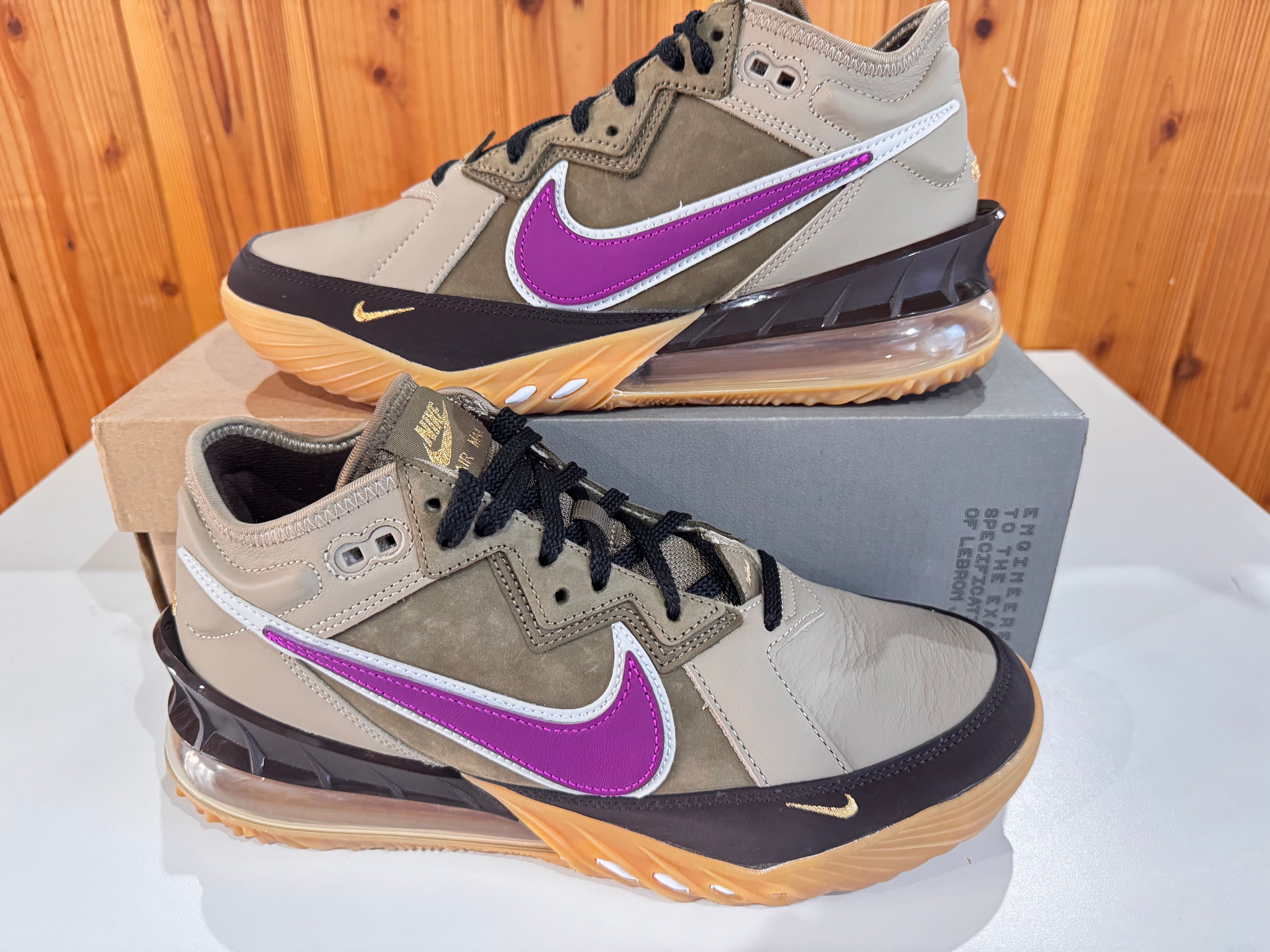 atmos × Nike LeBron 18 Low "Viotech"