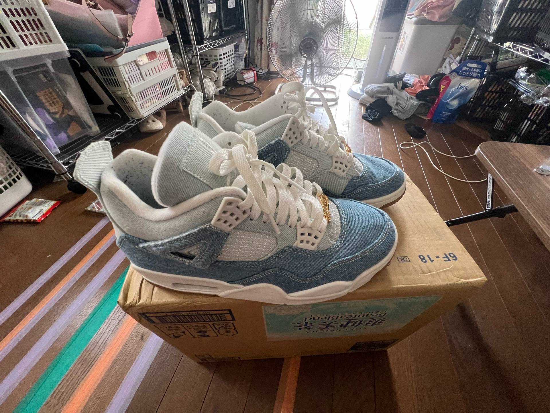 Nike Women's Air Jordan 4 Denim "Worn Blue"