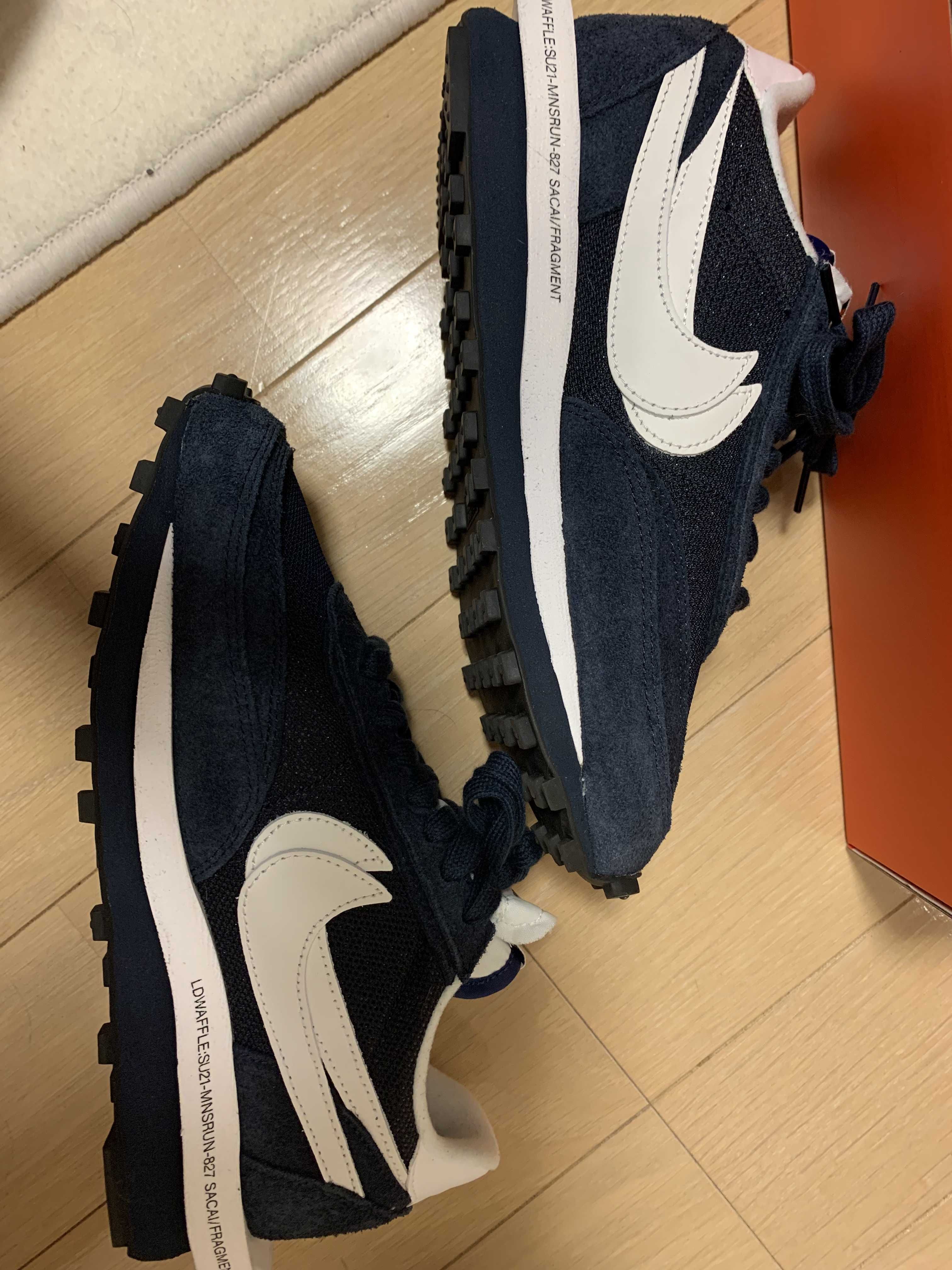 Fragment × sacai × Nike LD Waffle "Blackended Blue"