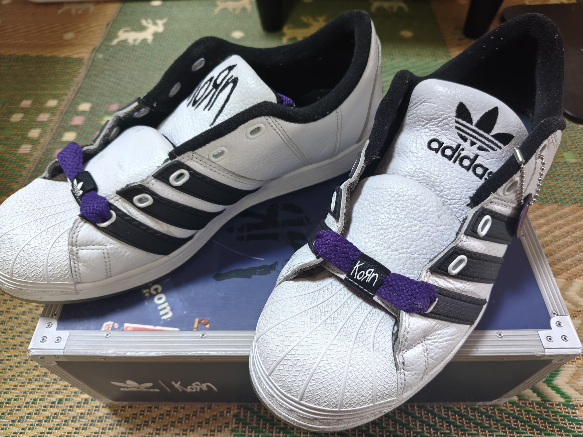 Korn × adidas Supermodified "White/Black White"