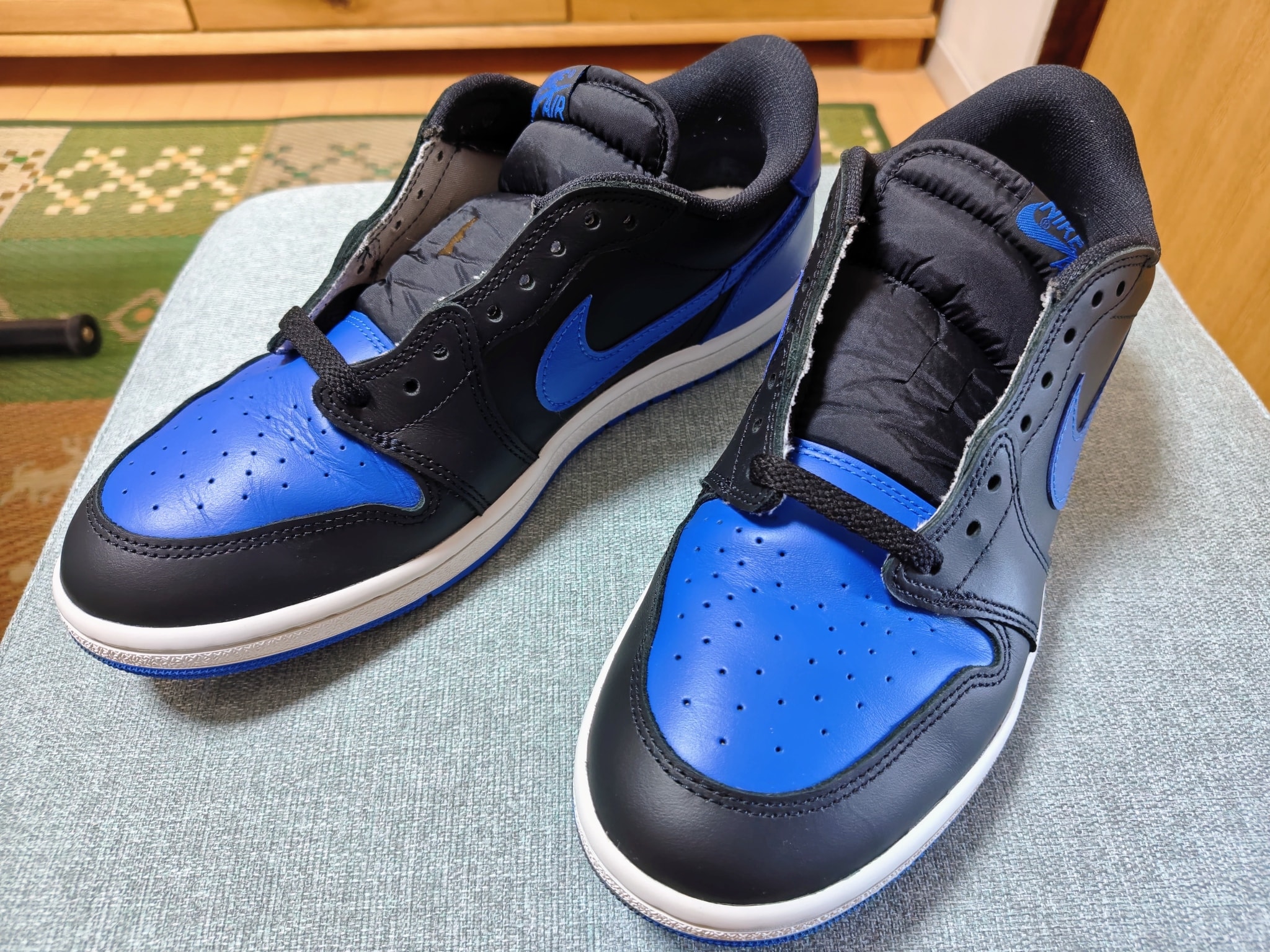 Nike Air Jordan 1 Low '85 "Black and Royal Blue"