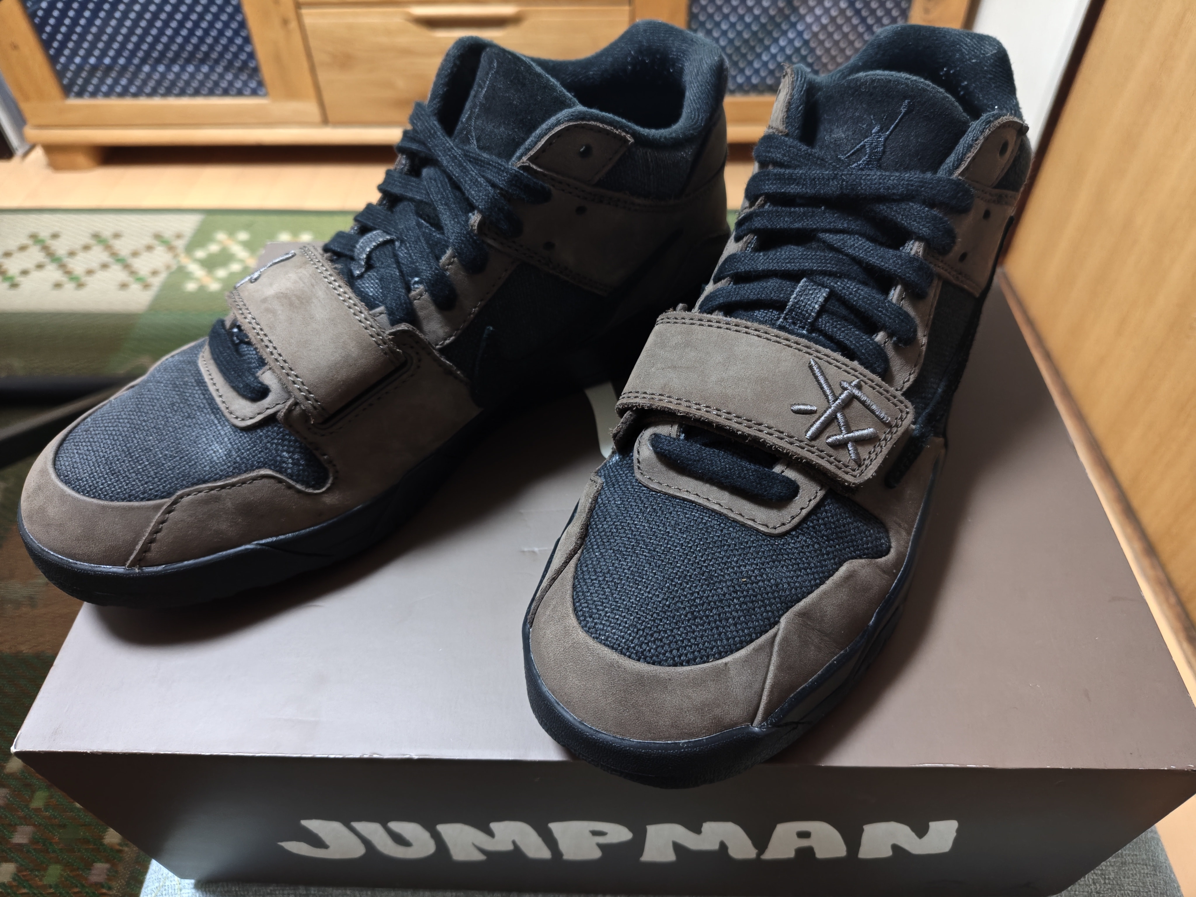 Travis Scott × Nike Jordan Jumpman Jack TR CJ1 T-Rexx "Black and Dark Mocha"