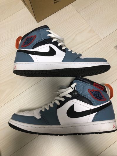 FACETASM × Nike Air Jordan 1 Mid "White/Navy"