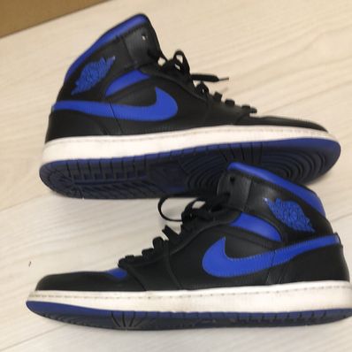 NIKE AIR JORDAN 1 MID "BLACK/BLUE"