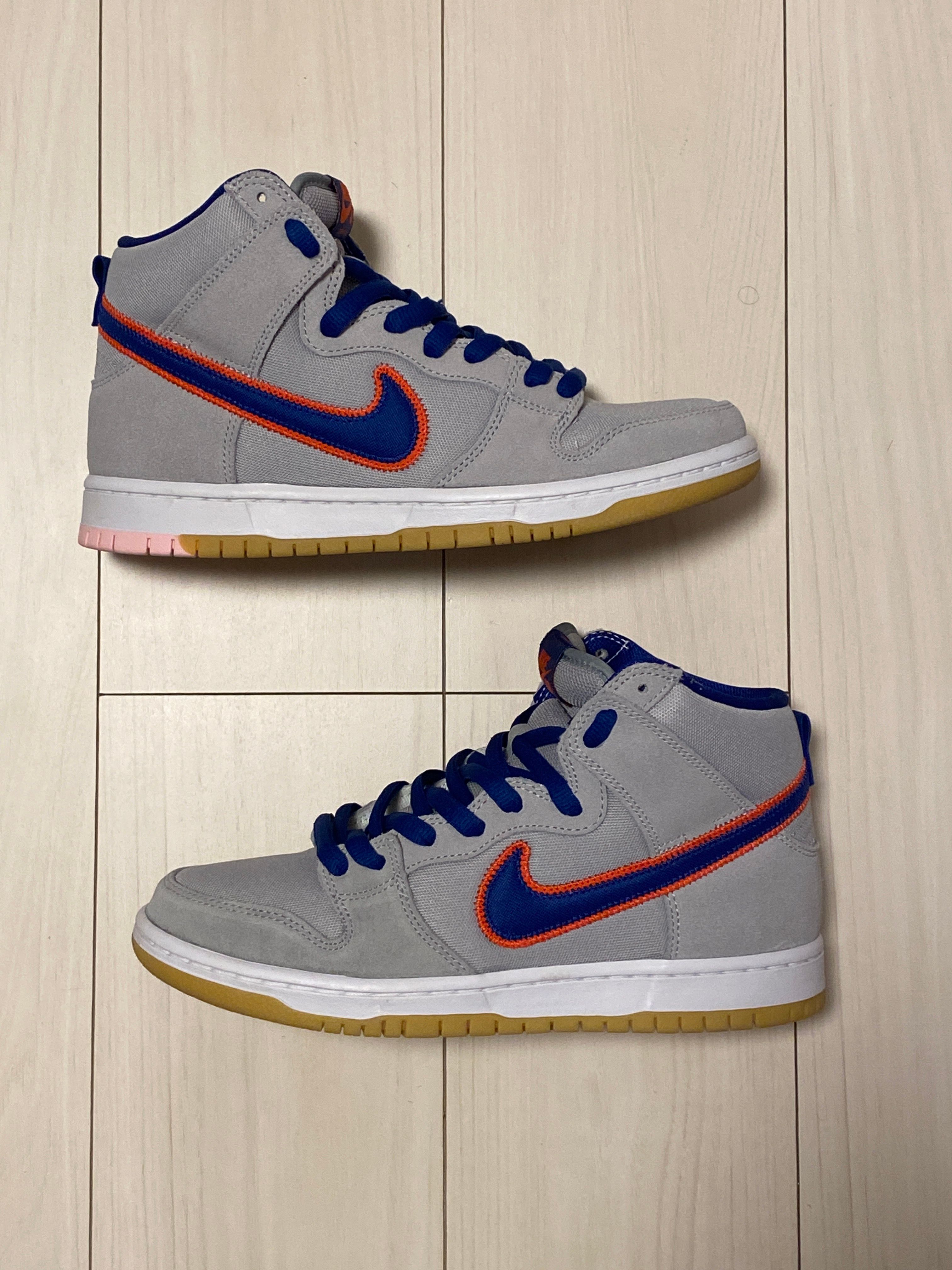 Nike SB Dunk High "Rush Blue and Team Orange/New York Mets"