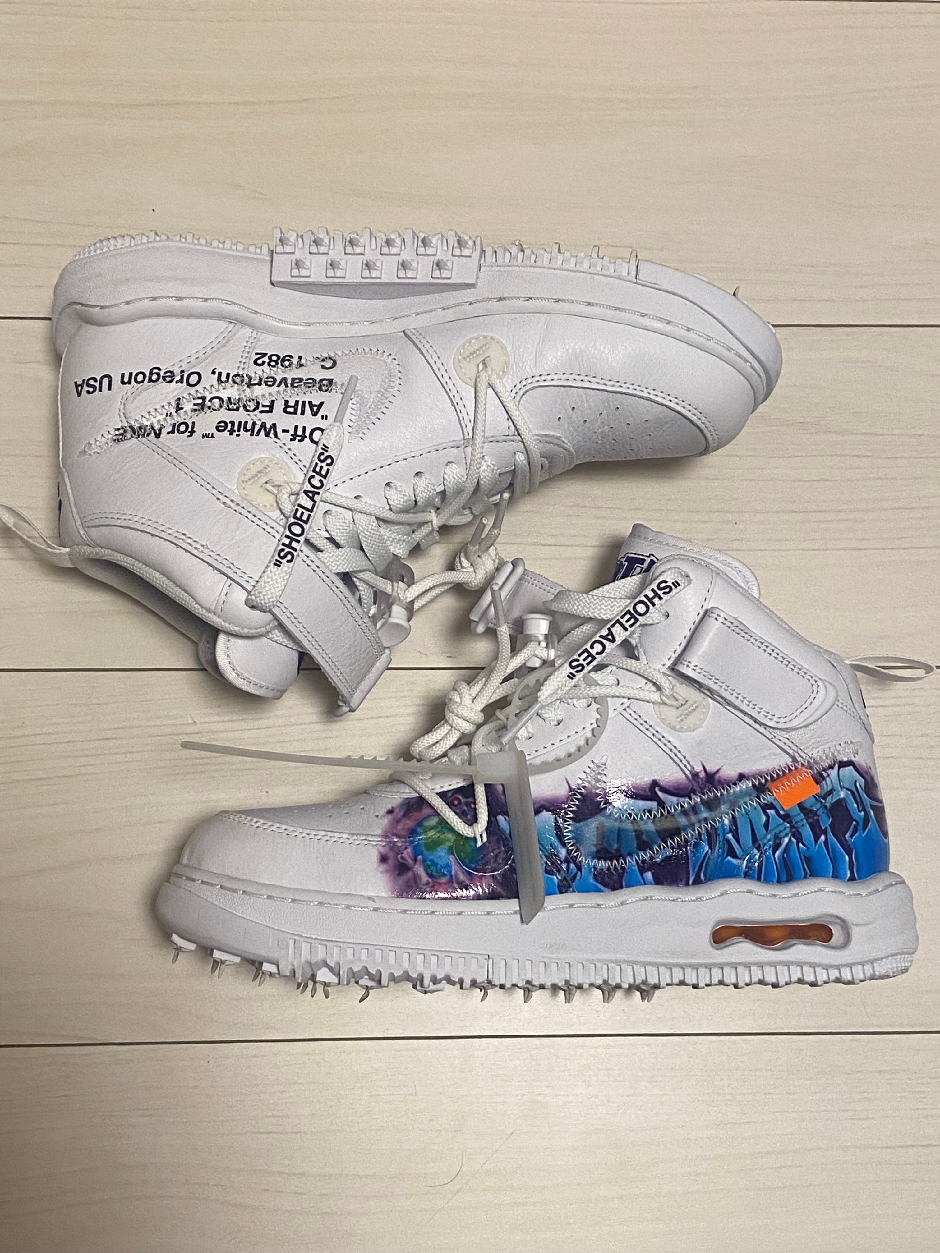 Off-White × Nike Air Force 1 Mid "Graffiti"