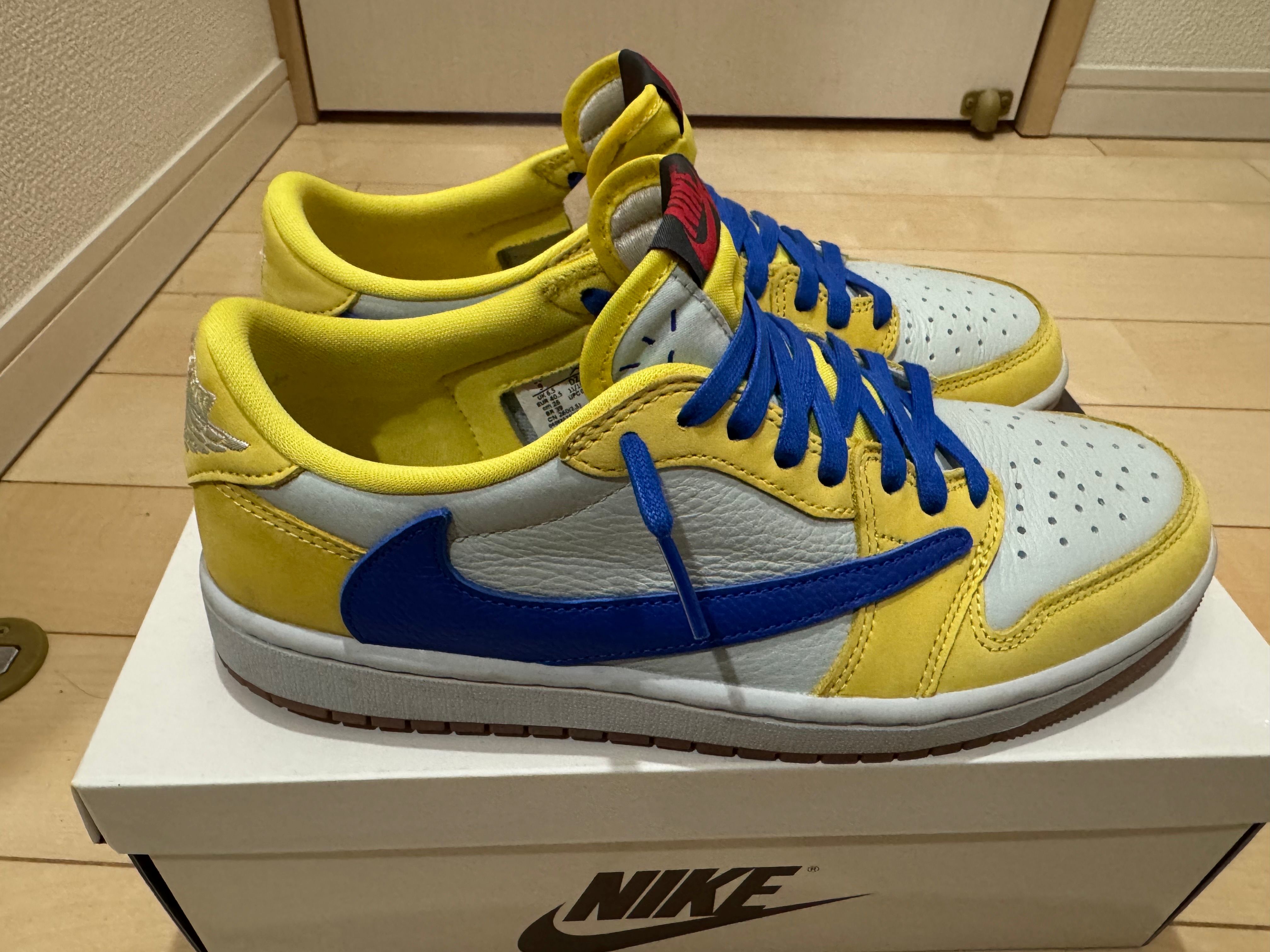 Travis Scott × Nike Women's Air Jordan 1 Retro Low OG "Canary"