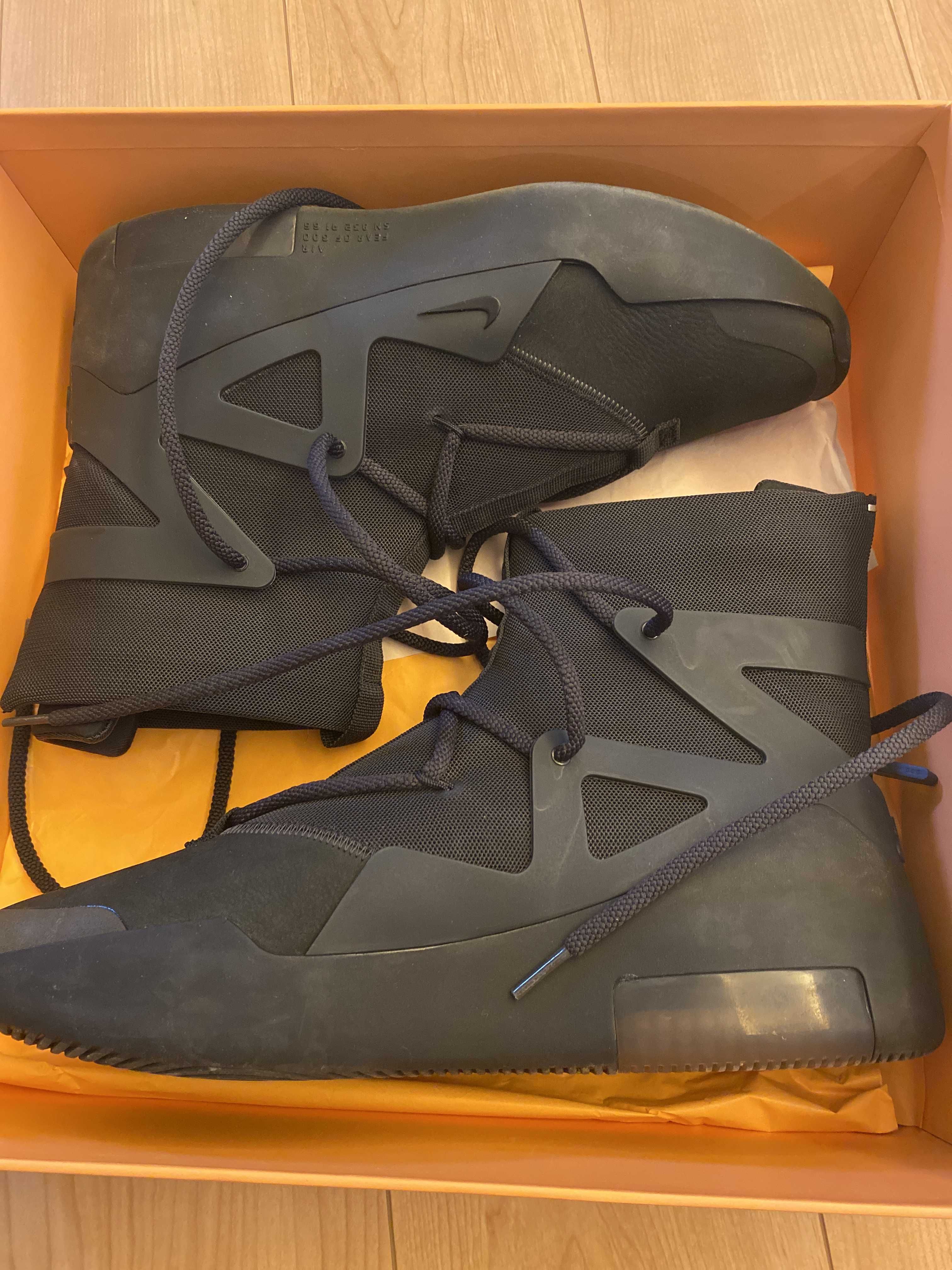 Fear Of God × Nike Air  1 "Triple Black"