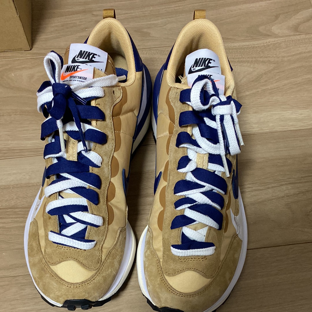 sacai × Nike Vapor Waffle "Sesame and Blue Void"