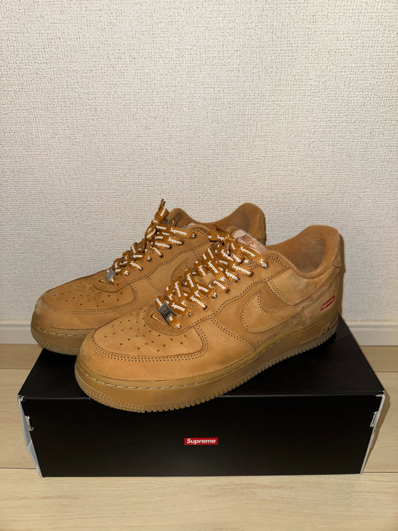 Supreme × Nike Air Force 1 Low "Flax/Wheat"