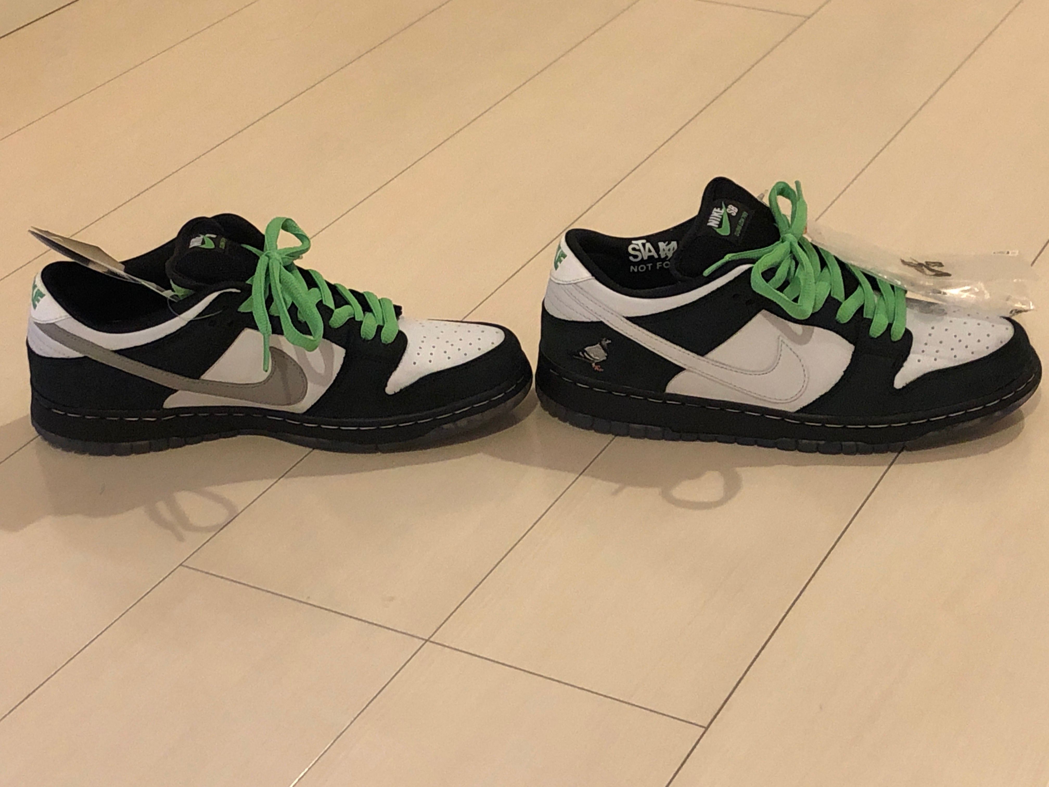 STAPLE × Nike SB Dunk Low "Pigeon Black/White"