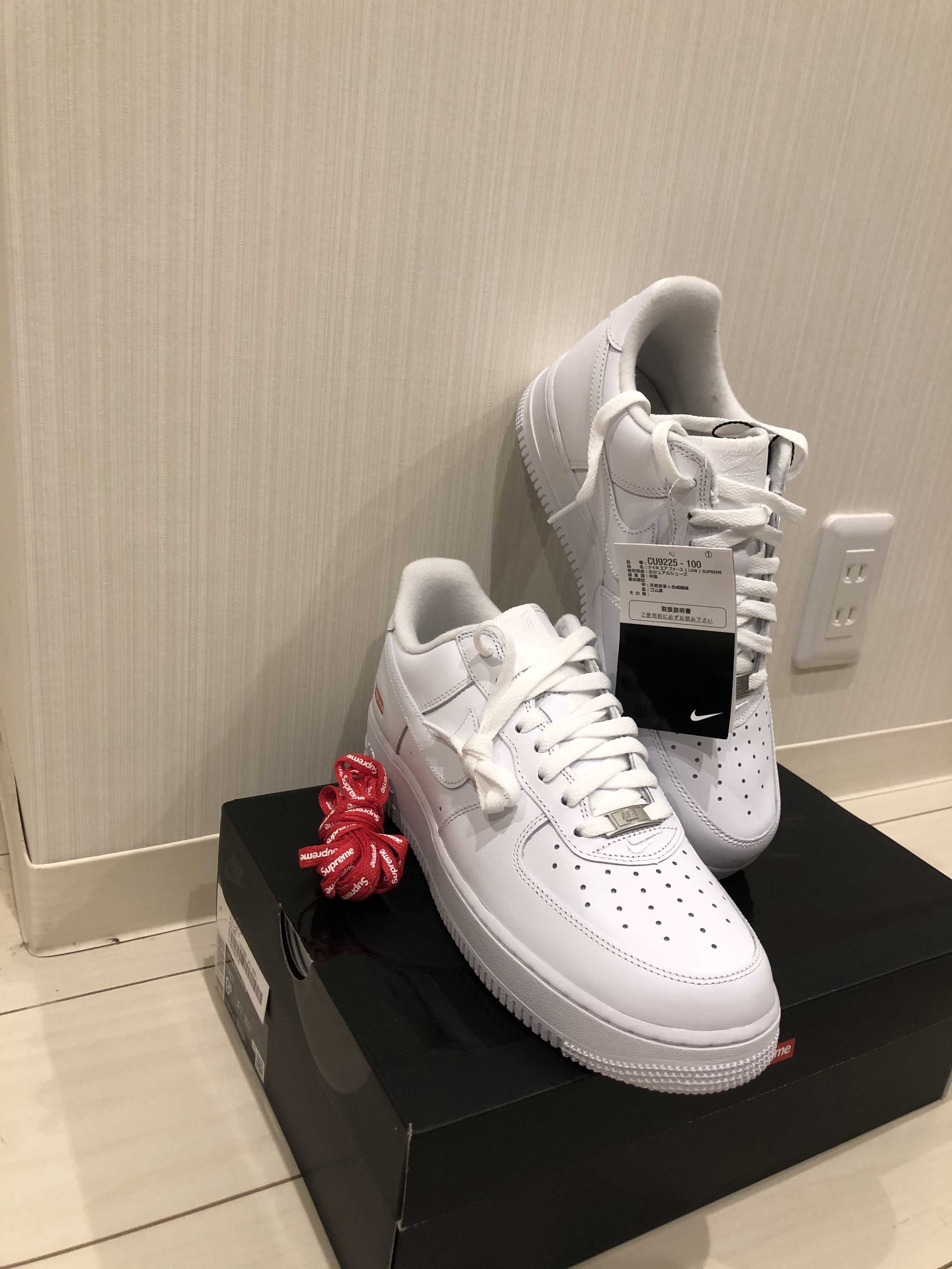 Supreme × Nike Air Force 1 Low "White"