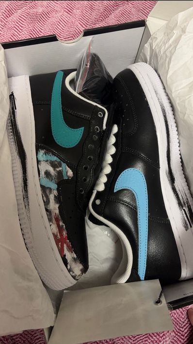 PEACEMINUSONE × Nike Air Force 1 Low '07 Para-Noise 3.0 "Black and Multi-Color" / G-DRAGON