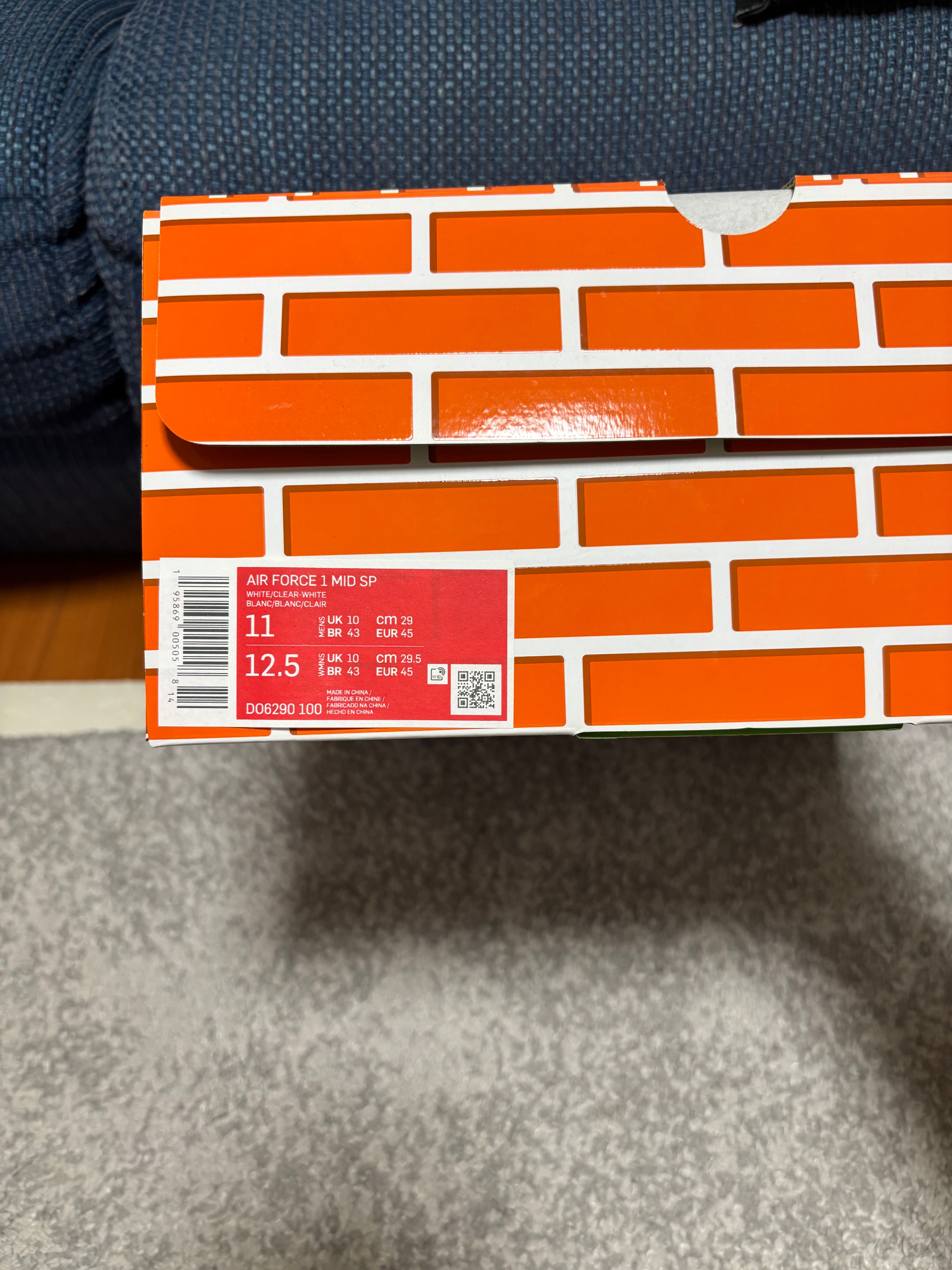 Off-White × Nike Air Force 1 Mid "White"